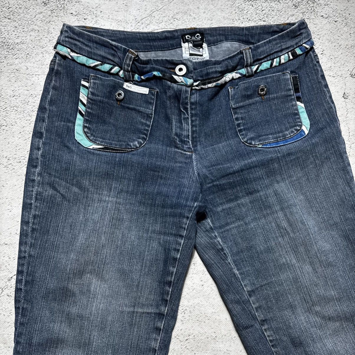 Dolce & Gabbana 90s avant garde dolce gabbana jeans asymmetrical pockets Size 29" - 5 Thumbnail
