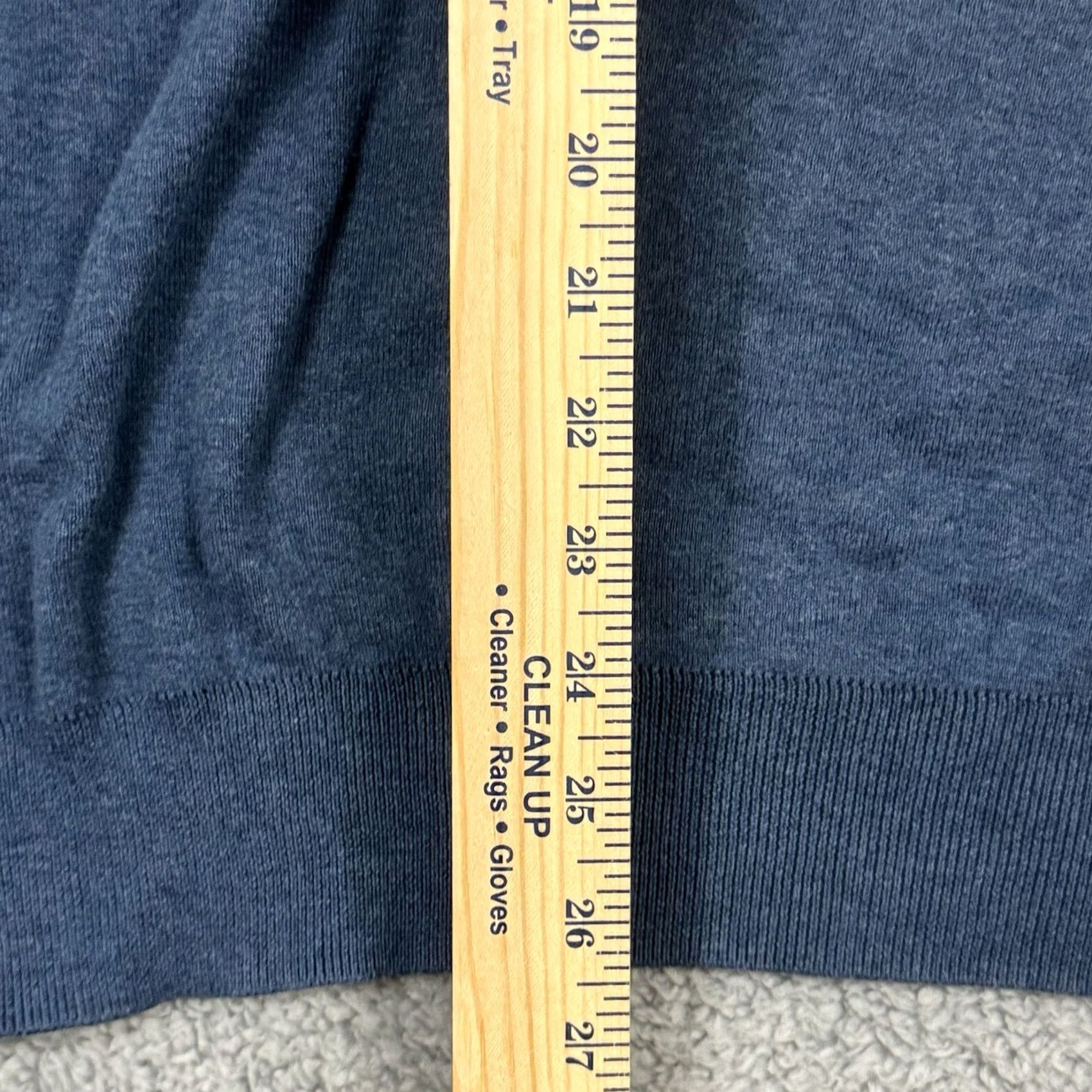 Ralph Lauren VINTAGE Polo Ralph Lauren Sweater Men’s Large Blue V Neck Pima Knit Long Sleeve Preppy Size US L / EU 52-54 / 3 - 7 Thumbnail
