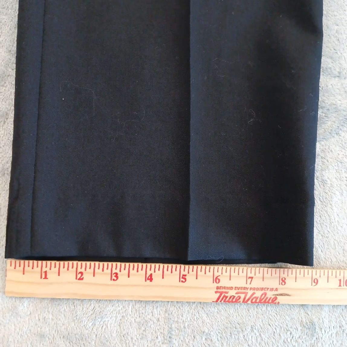 Brooks Brothers Brooks Brothers Dress Pants Mens Regular Size 38 Black Wool Flat Front Stretch Size US 38 / EU 54 - 6 Thumbnail