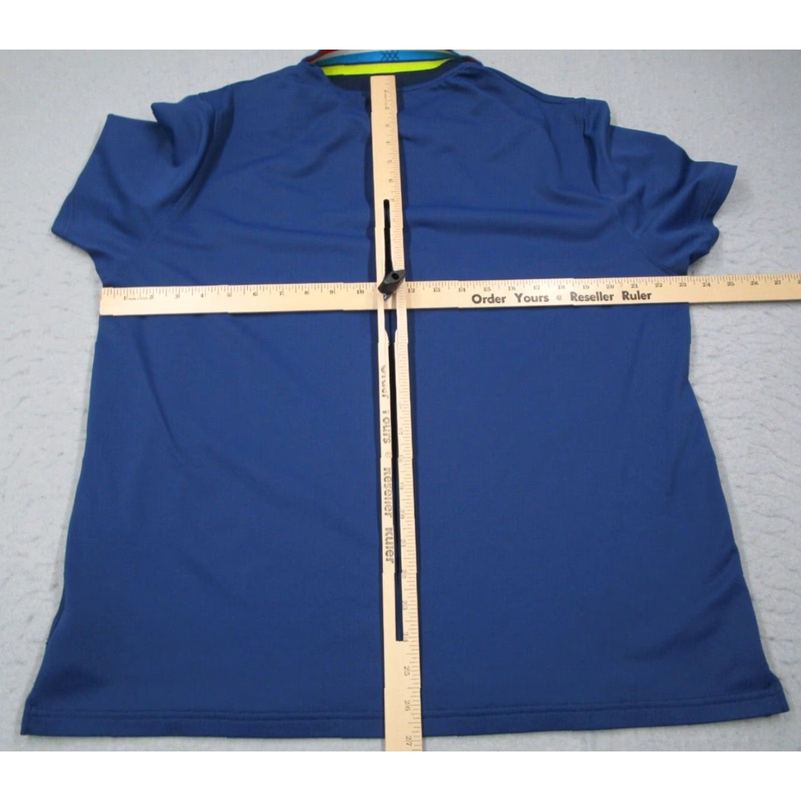 Rhone Rhone Polo Mens Extra Large Blue Short Sleeve Performance Golf Shirt Size US XL / EU 56 / 4 - 7 Thumbnail