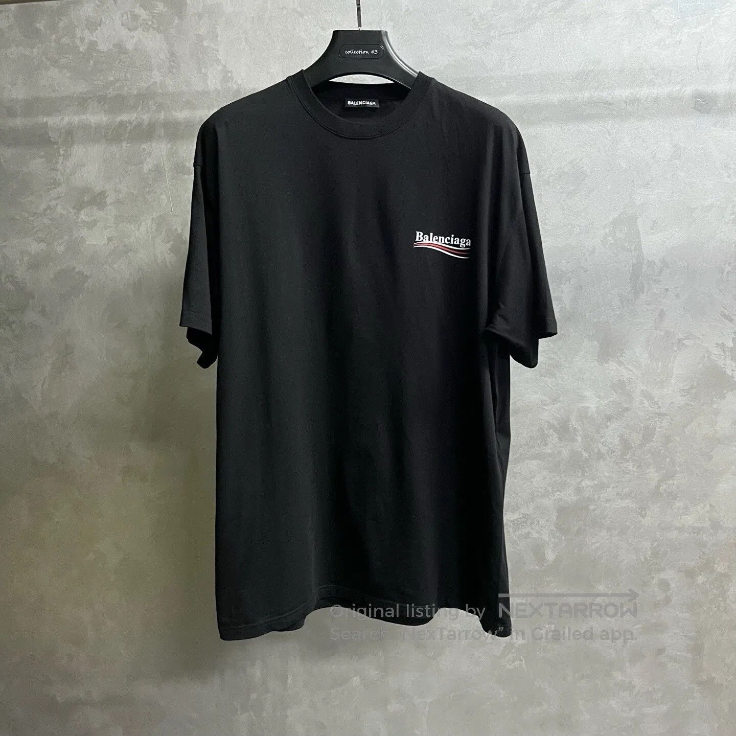 Balenciaga Balenciaga Black cola-print round-neck casual short-sleeve Size US M / EU 48-50 / 2 - 1 Thumbnail