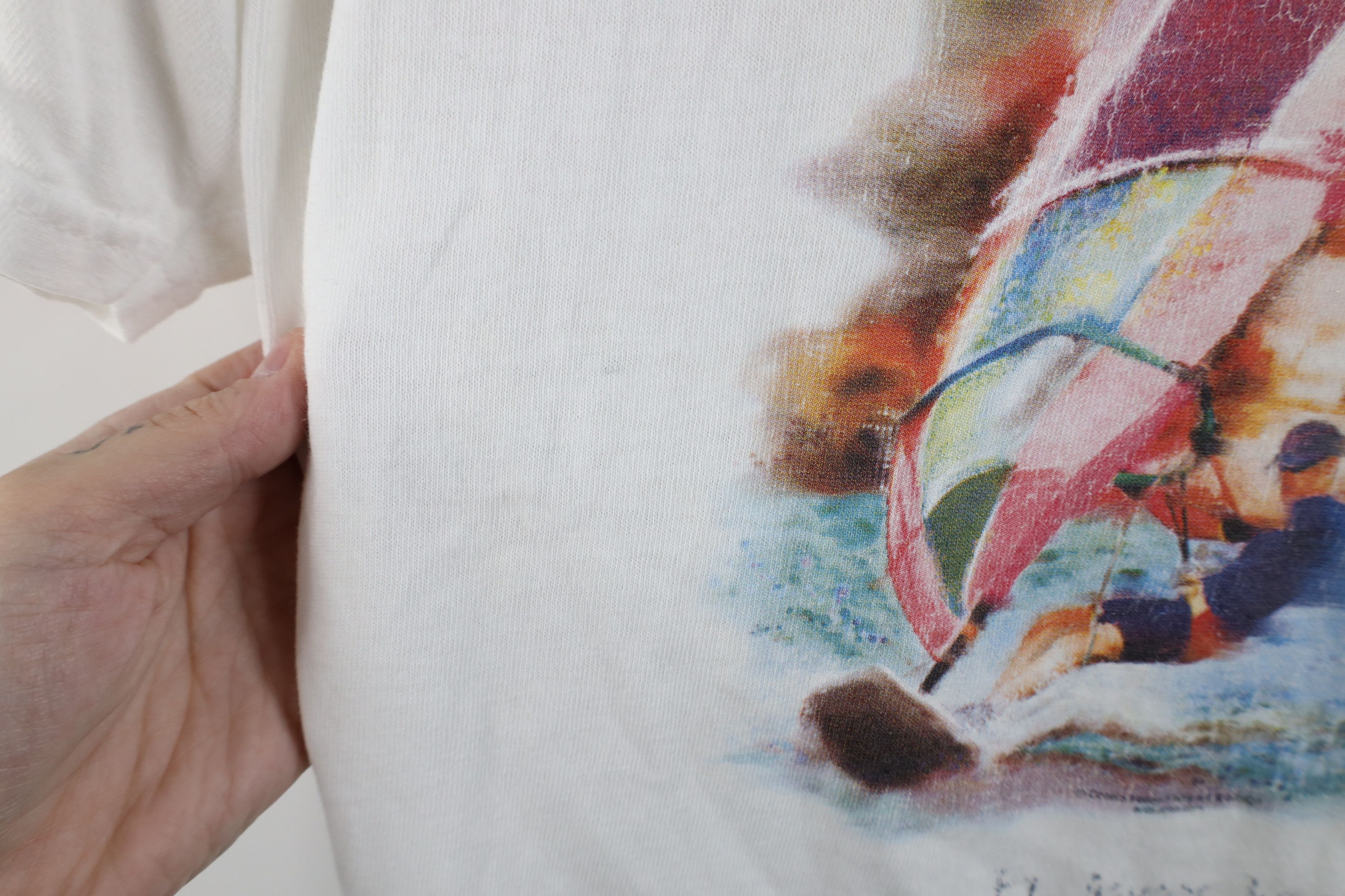 Vintage Vintage 90s Streetwear Ft Myers Beach Wind Surf T-Shirt Size US L / EU 52-54 / 3 - 6 Thumbnail