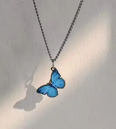 Jewelry Necklace Butterly Size ONE SIZE - 4 Thumbnail