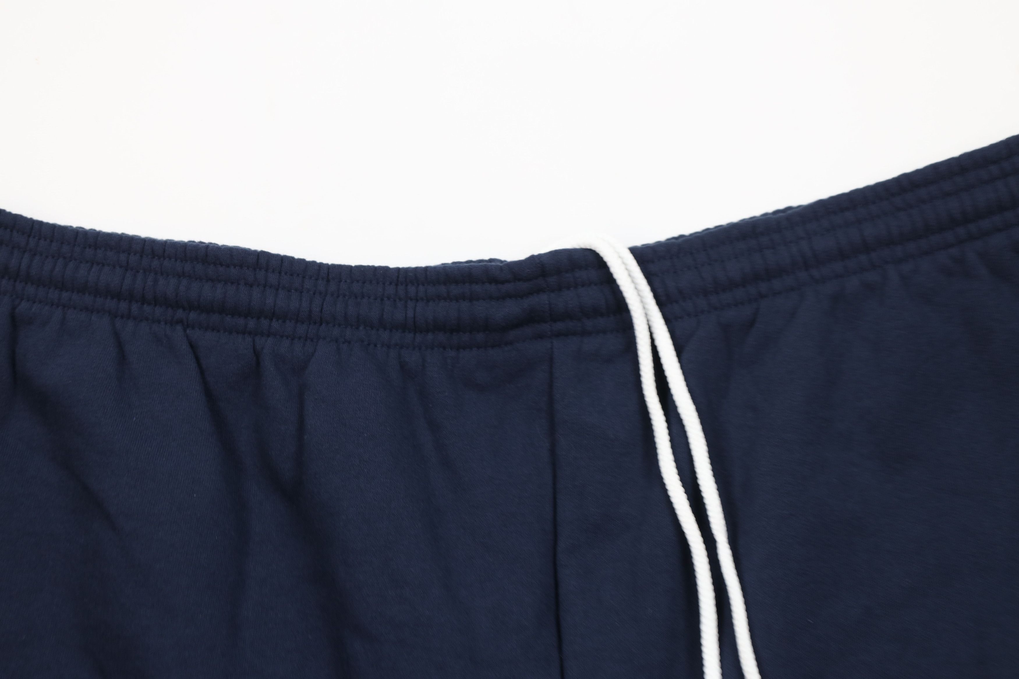 Vintage Vintage 90s Streetwear Blank Sweatpants Shorts Navy Blue Size US 40 / EU 56 - 2 Thumbnail