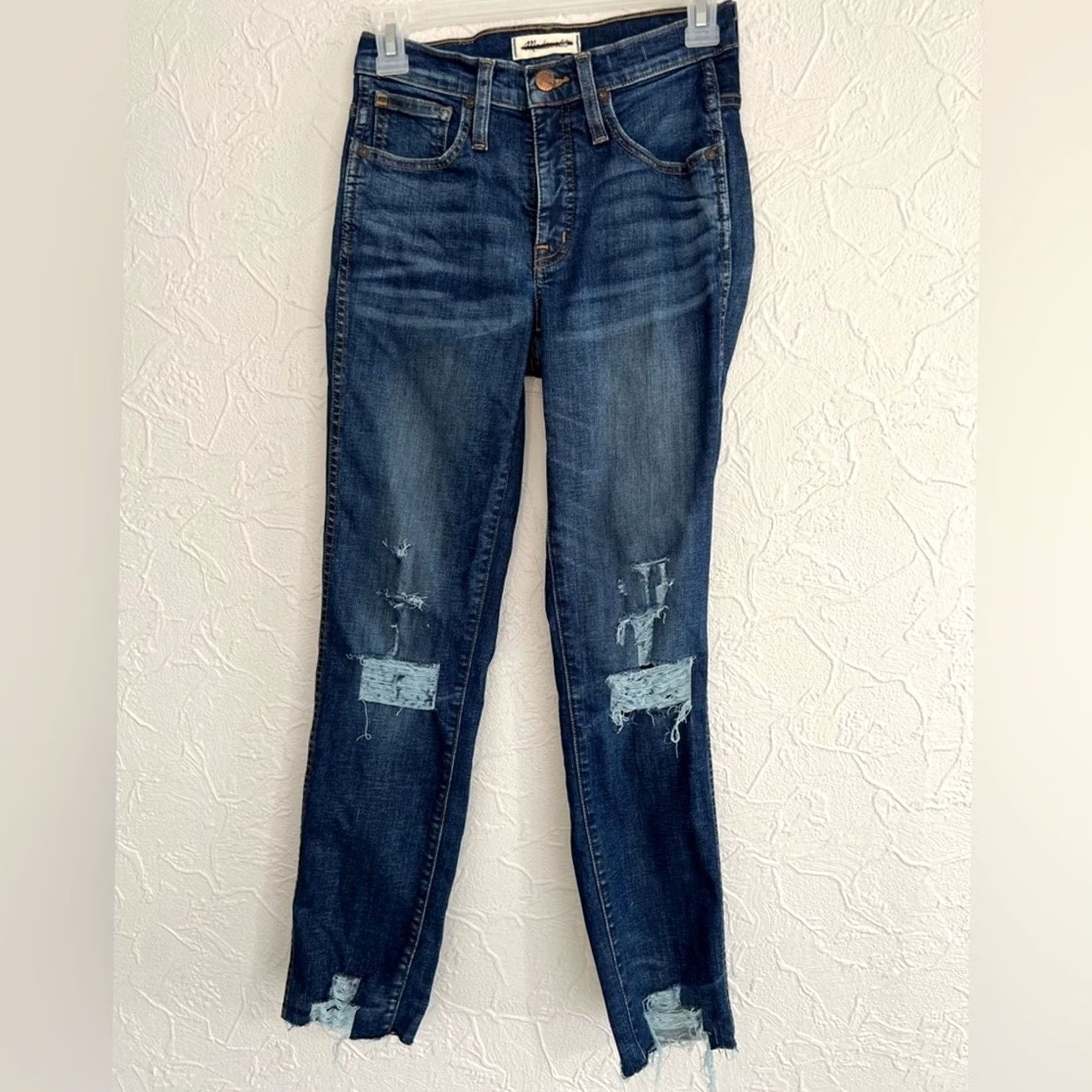 Madewell VINTAGE Madewell Jeans Women 24 Blue Slim Straight 24x27 Nike Size 42" / US 20 - 2 Thumbnail