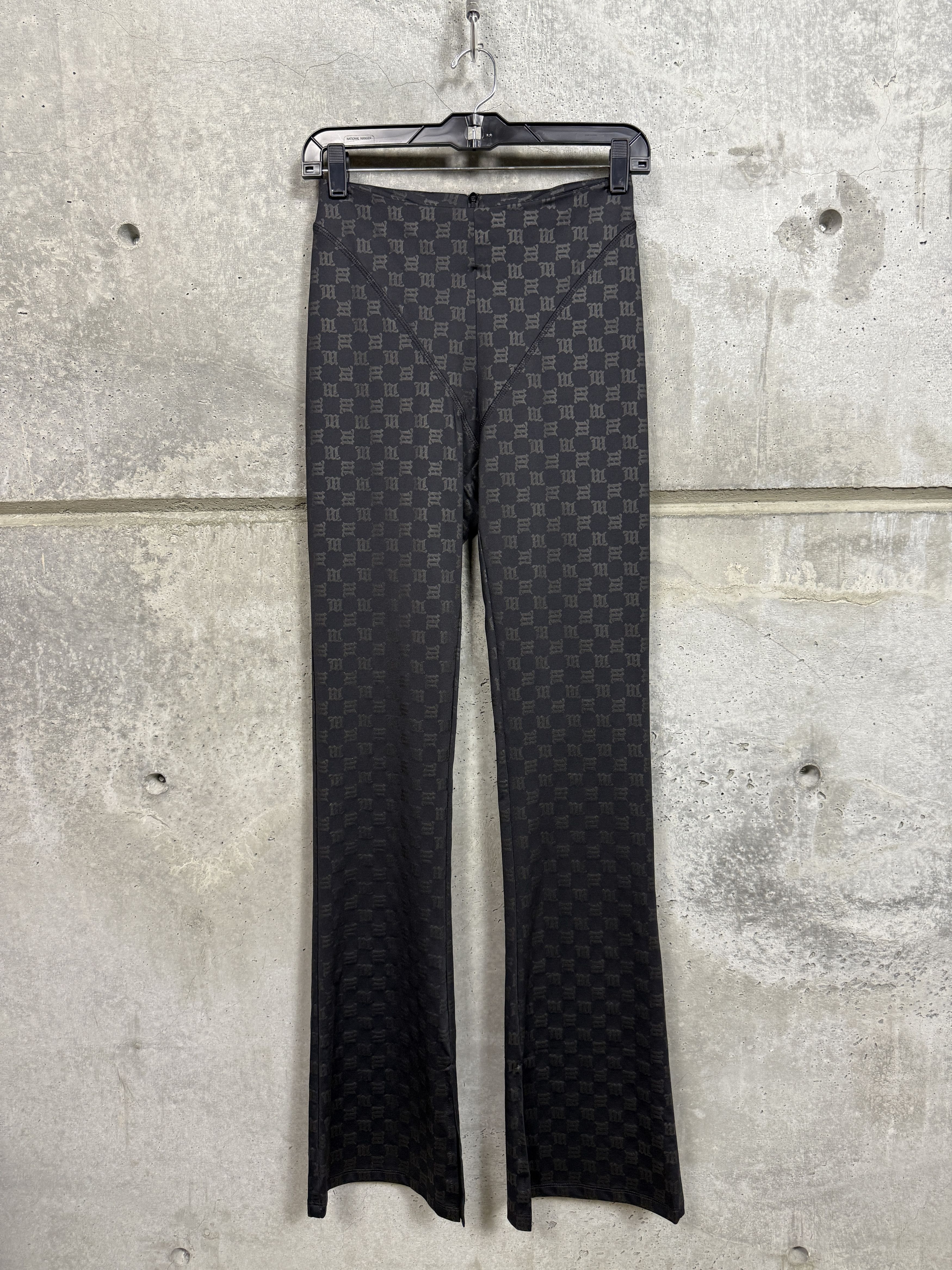 Misbhv $390 MISBHV Monogram Flared Trousers Size 28" / US 6 / IT 42 - 8 Thumbnail