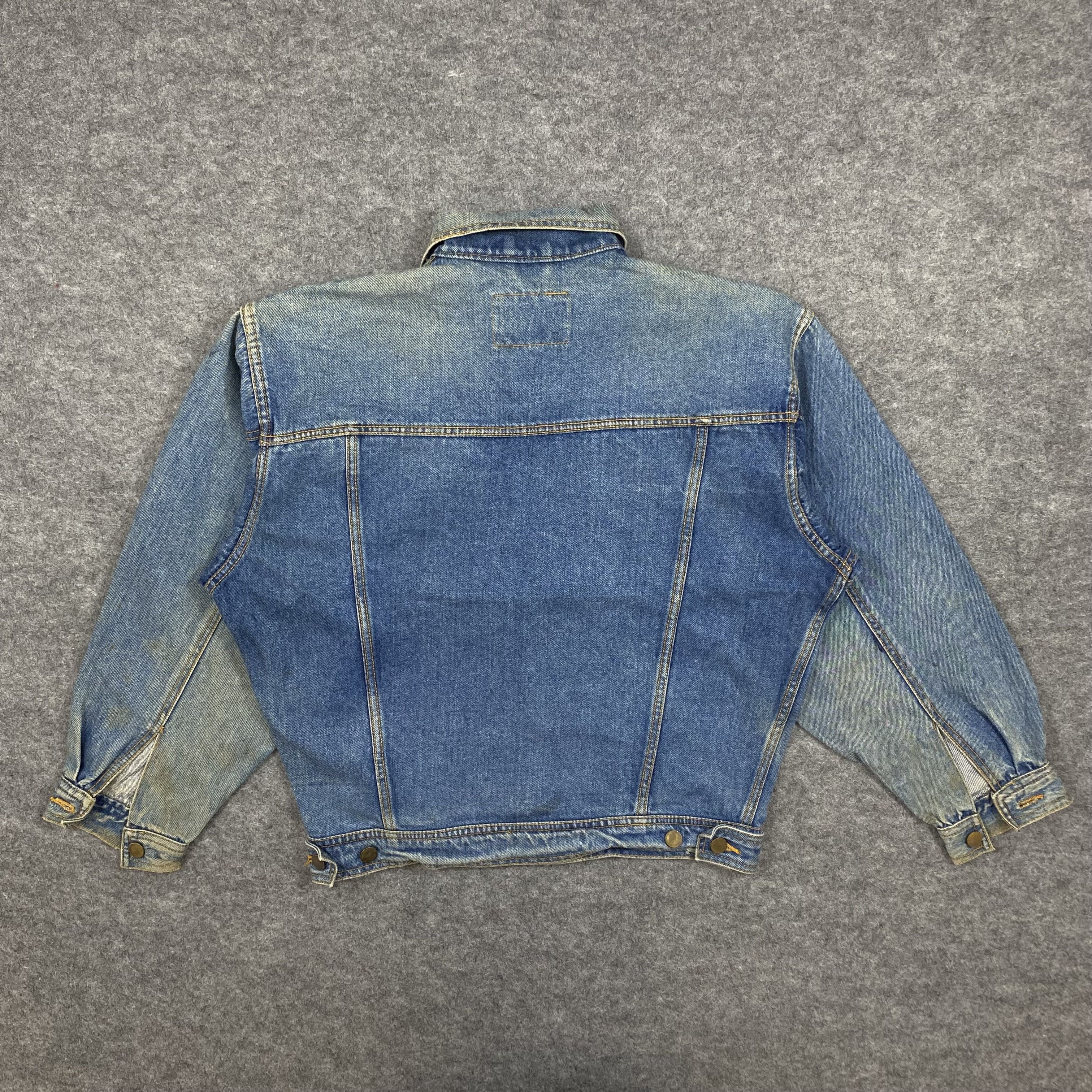 Japanese Brand Vintage 90s Anecdote Homme French's Pride Denim Trucker-J599 Size US L / EU 52-54 / 3 - 2 Thumbnail