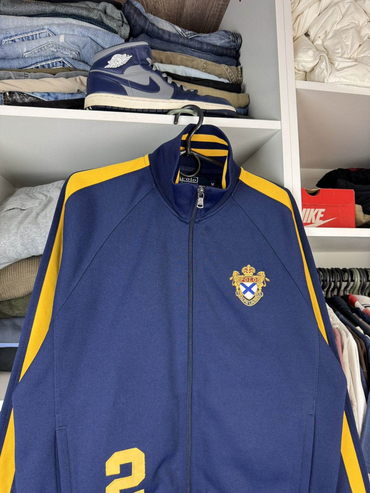 Polo Ralph Lauren Vintage Polo Ralph Lauren Track Jacket Number 2 Size US M / EU 48-50 / 2 - 6 Thumbnail