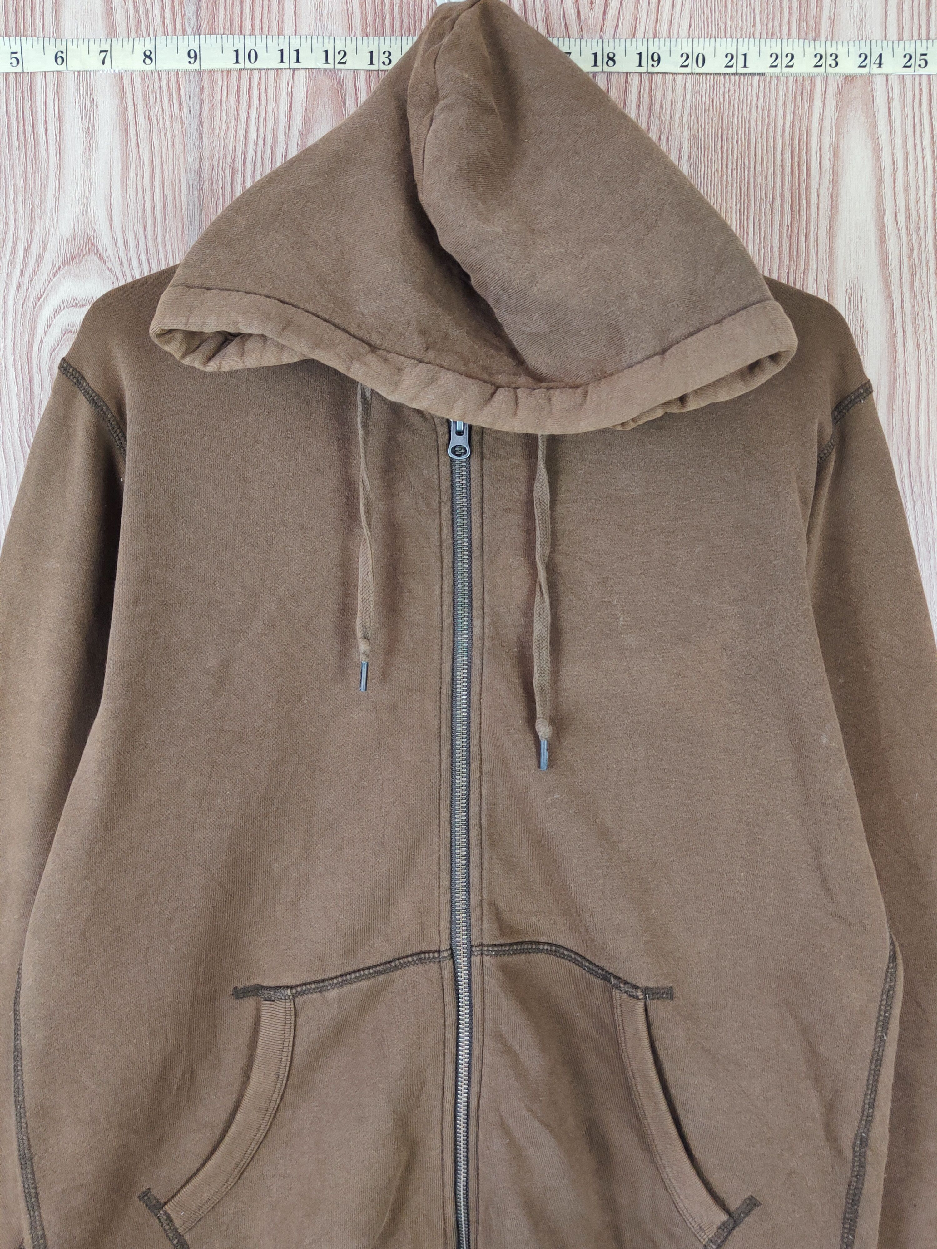 Uniqlo × Vintage Vintage Uniqlo Plain Dark Brown Hoodie Sweaters Size US L / EU 52-54 / 3 - 2 Thumbnail