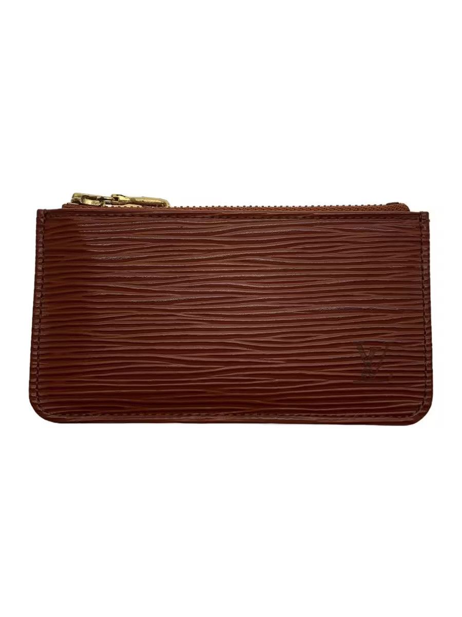 Louis Vuitton Louis Vuitton Leather Coin Case Brown Size ONE SIZE - 1 Thumbnail