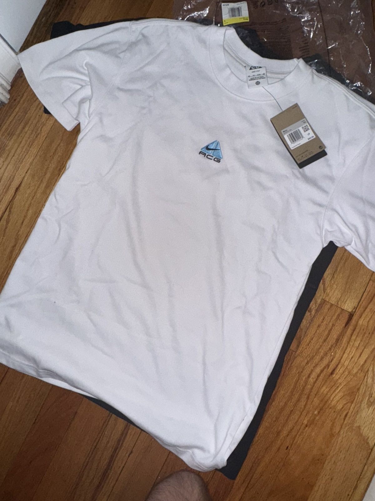 Nike ACG NIKE ACG LUNGS TSHIRT (LOT of 2) BLACK / WHITE - XS Size US XS / EU 42 / 0 - 2 Thumbnail
