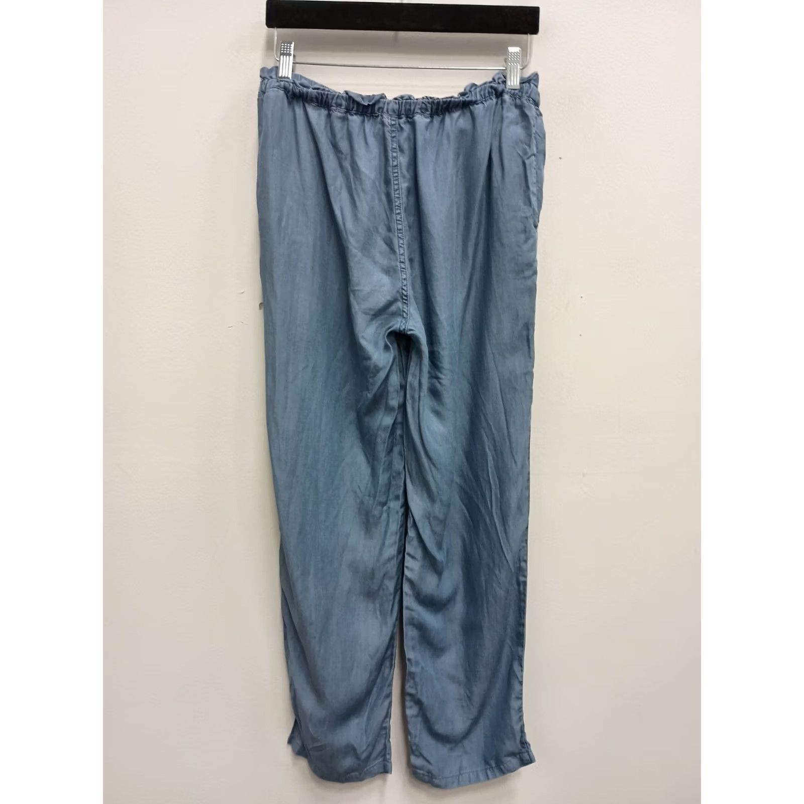 Michael Kors Michael Michael Kors Pants Womens Small Blue Chambray Wide Leg Resort BOHO Size 28" / US 6 / IT 42 - 7 Thumbnail