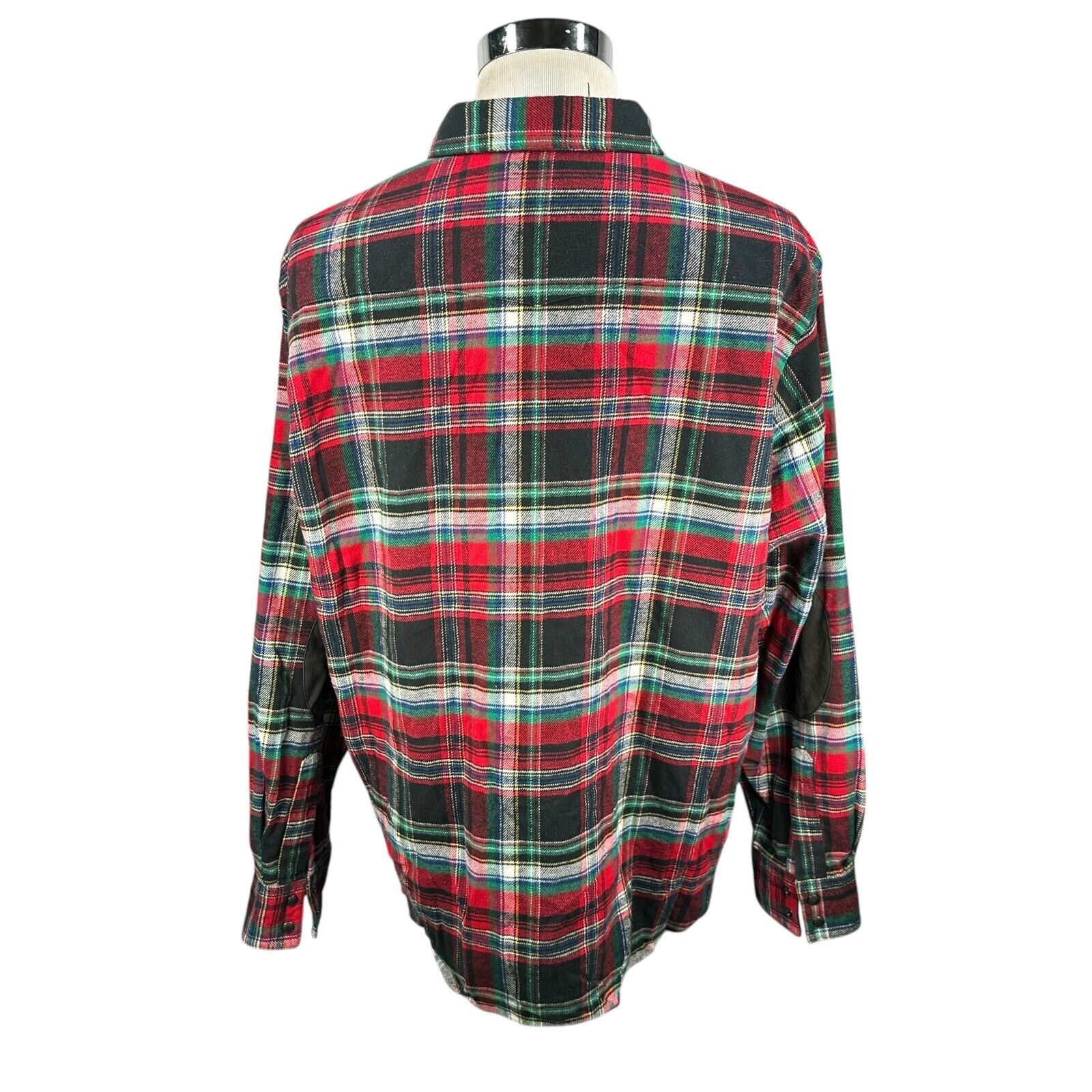 Polo Ralph Lauren Polo Ralph Lauren Western Flannel Shirt Mens XXL Red Plaid Size US XXL / EU 58 / 5 - 6 Thumbnail