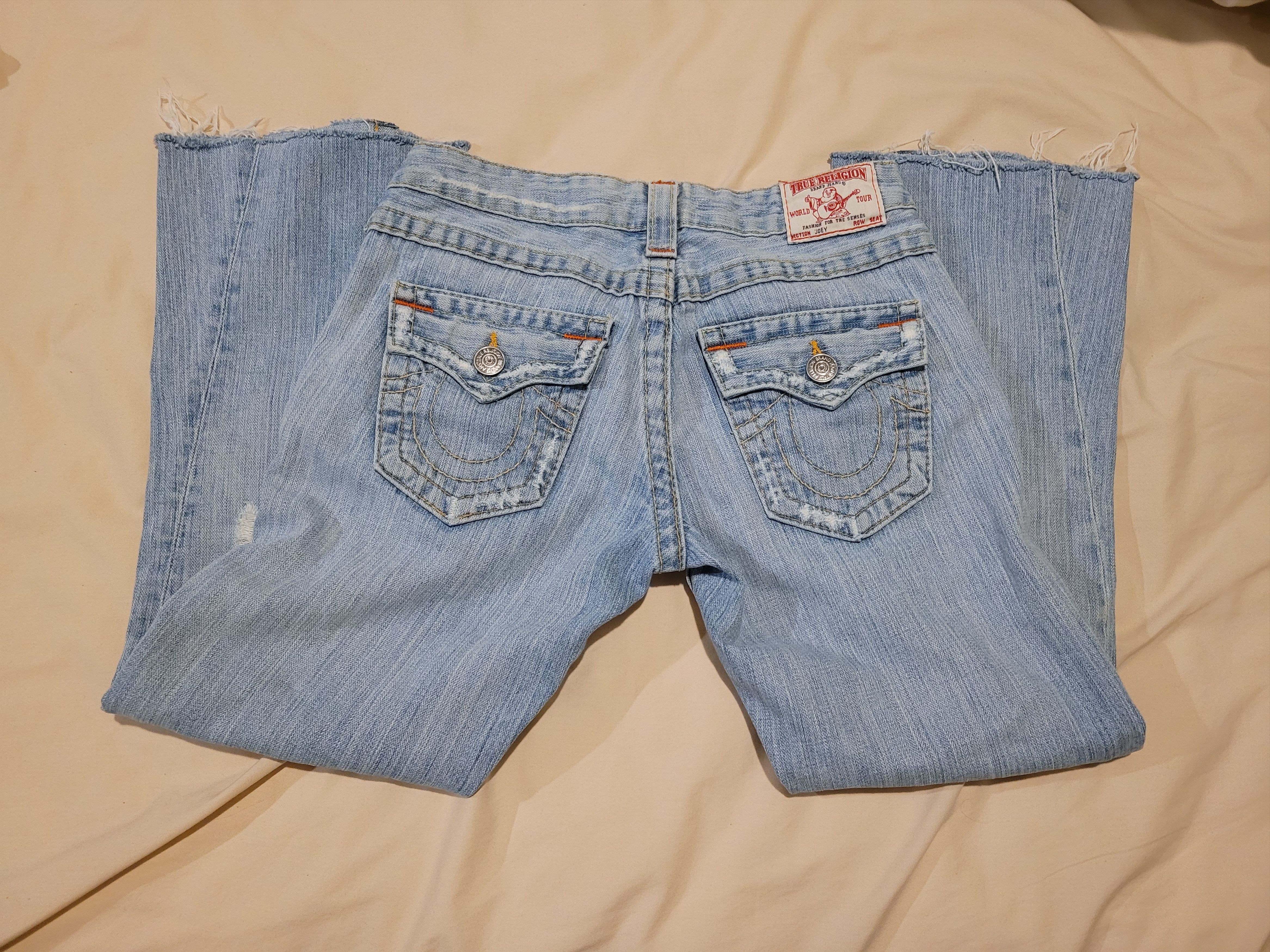 True Religion True Religion Joey Low Rise Flare Jeans Size 26" / US 2 / IT 38 - 1 Thumbnail