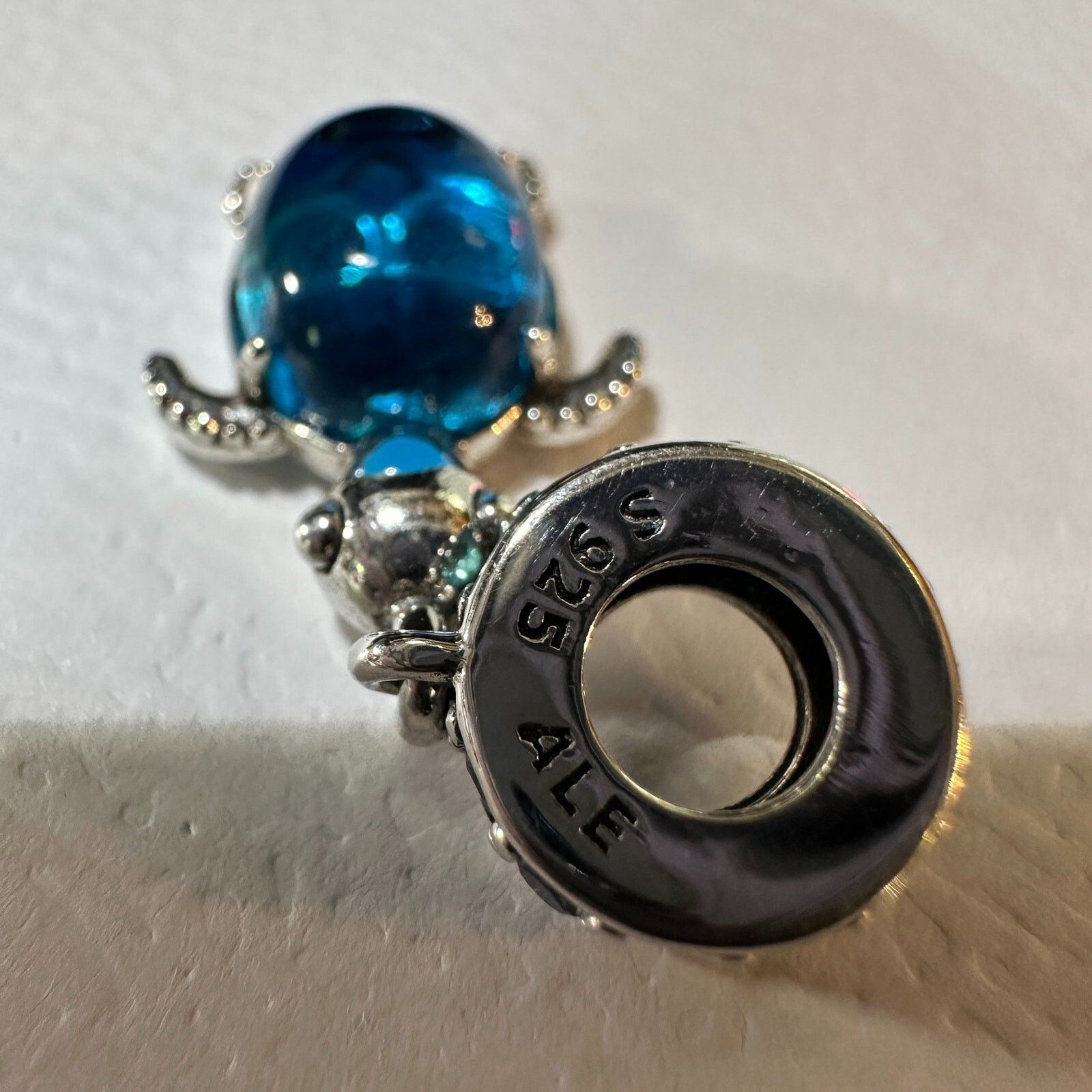 pandora Authentic Pandora, Murano Glass Sea Turtle Dangle Charm #798 Size ONE SIZE - 5 Thumbnail