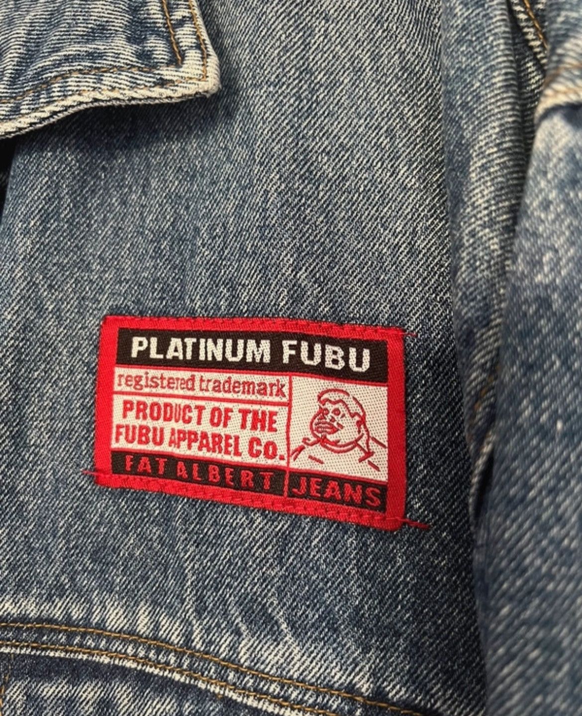 Fubu Vintage FUBU x Fat Albert Jeans jacket Size US XXL / EU 58 / 5 - 3 Thumbnail