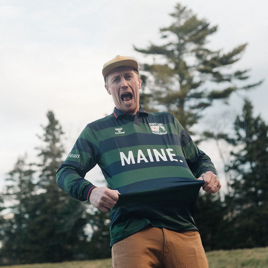 Hummel PORTLAND HEARTS OF PiNE MAiNE WOODS & WATER L/S POLO COLLAR Size US XXL / EU 58 / 5 - 9 Thumbnail