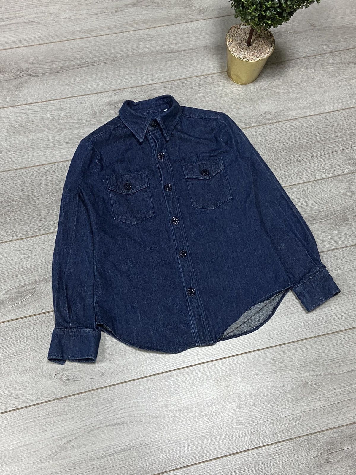 Sandro Sandro denim Shirt buttons jacket vintage jeans Size M / US 6-8 / IT 42-44 - 4 Thumbnail