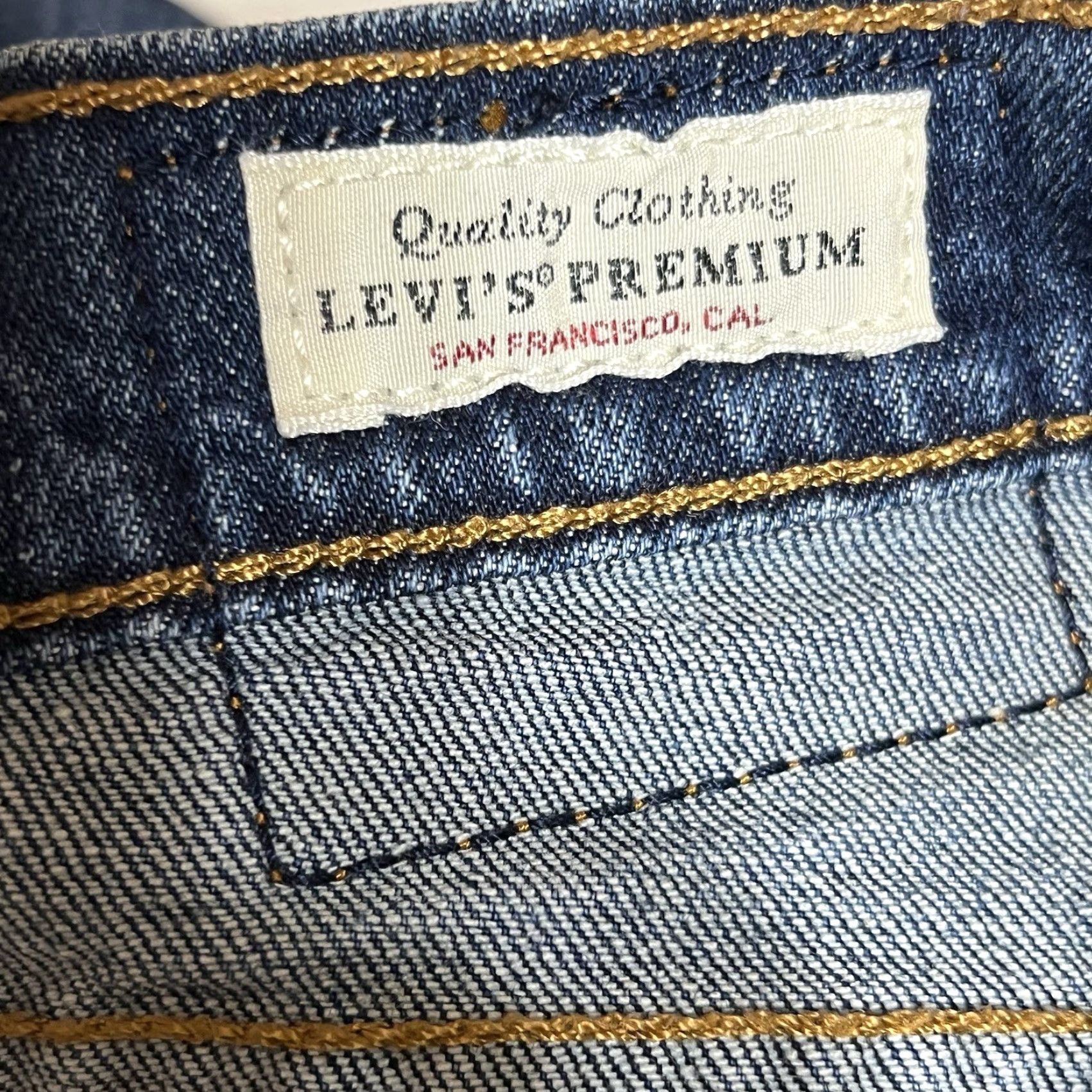 Levi's Levi's 501 Premium Women Skinny Jeans Denim Blue 27x27 5-Pocket Retro Vintage Rise Mid Waist 27 Inseam Jeans Size 27" / US 4 / IT 40 - 7 Thumbnail