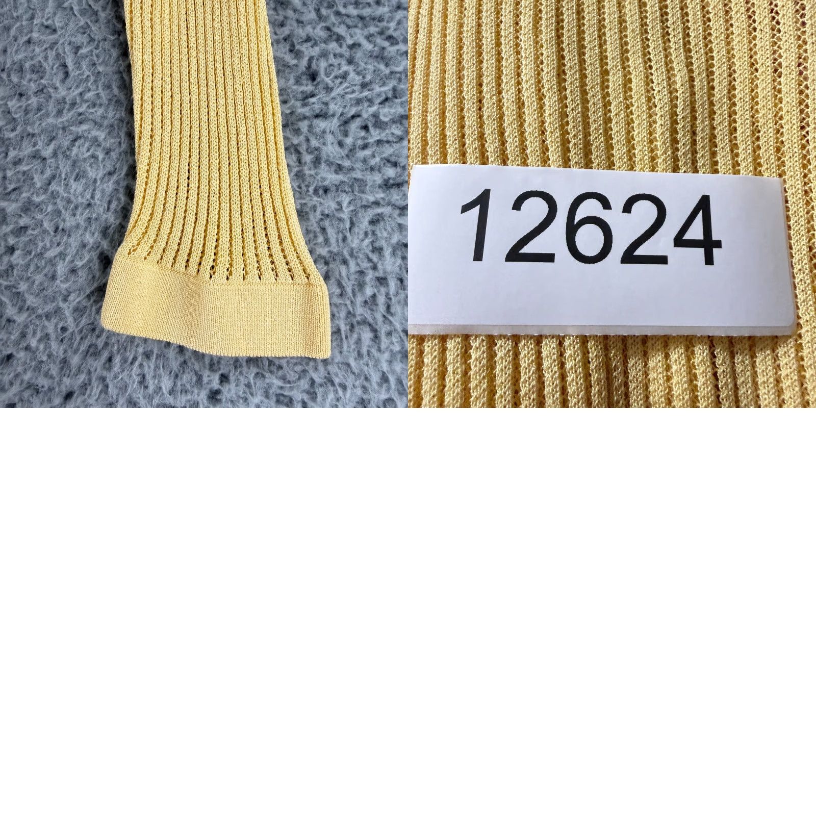 Uniqlo Uniqlo Cardigan Sweater Womens M Yellow Long Sleeve V-Neck Knit Open-Knit Casual Preppy Paris Pattern Solid Size M / US 6-8 / IT 42-44 - 9 Thumbnail