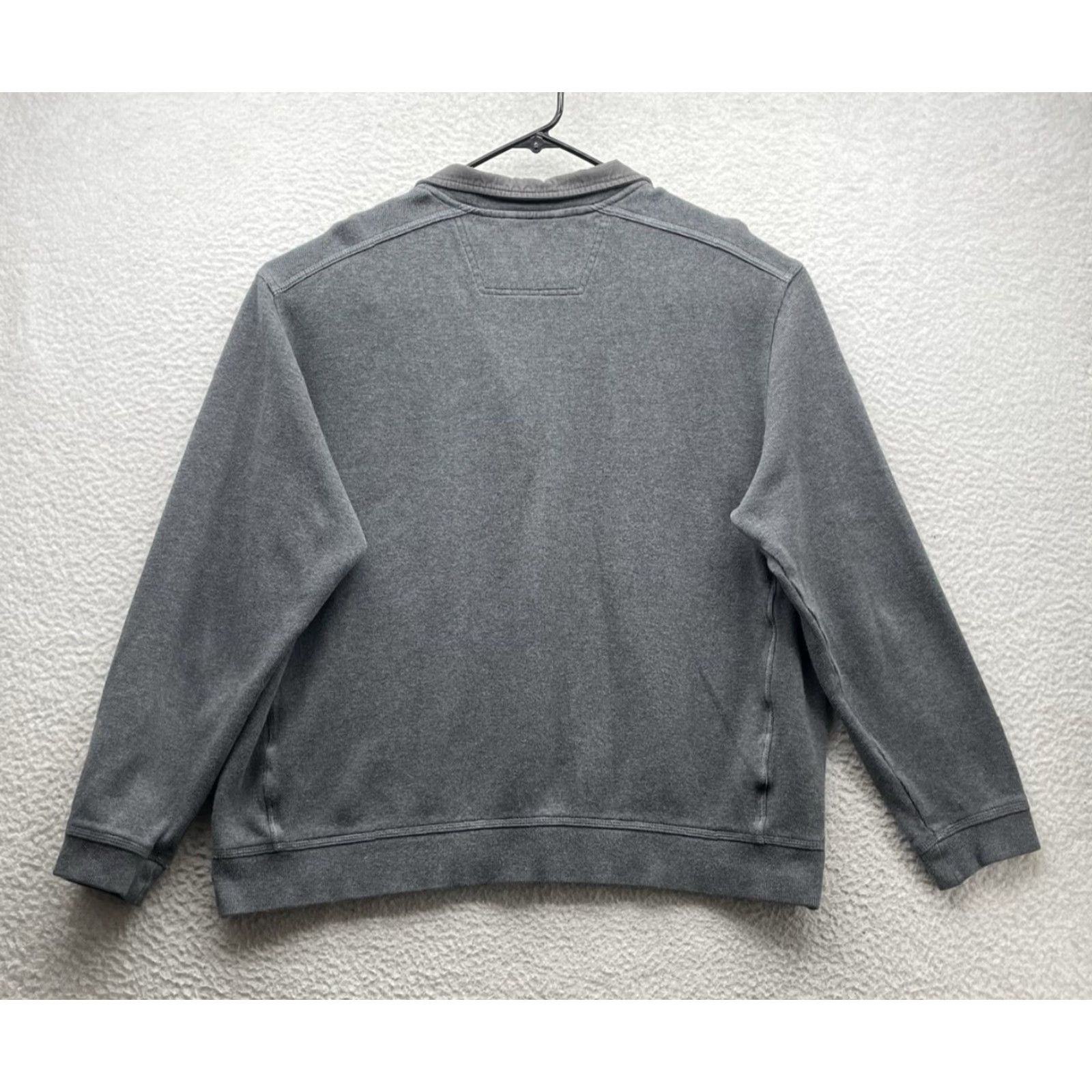 Tommy Bahama Tommy Bahama Sweater Mens XL Gray Knit Pullover 1/4 Zip Golf Preppy Classic Shirt Adults Size US XL / EU 56 / 4 - 4 Thumbnail