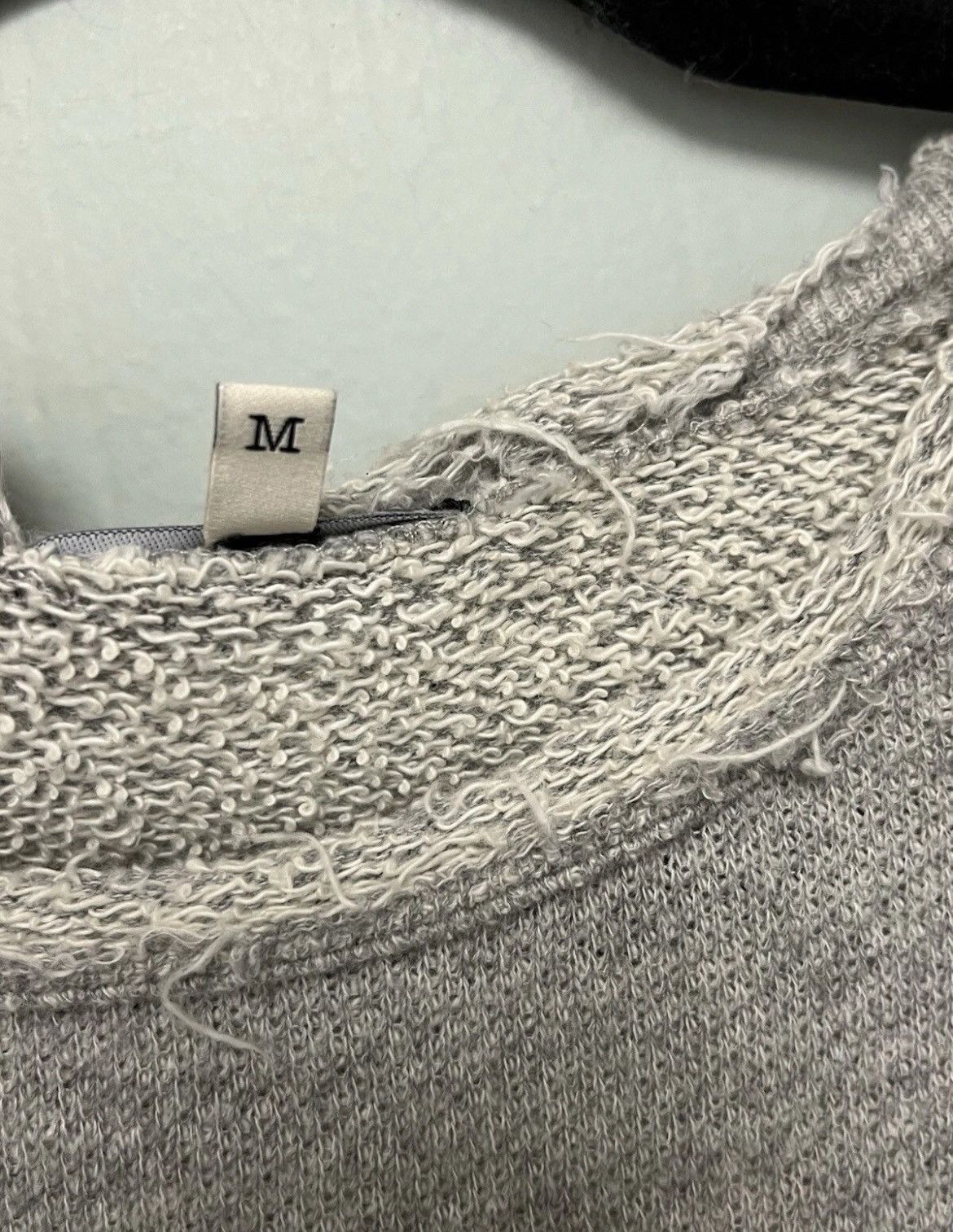 R13 Shredded Edge Oversized Crewneck. Medium Size M / US 6-8 / IT 42-44 - 14 Thumbnail