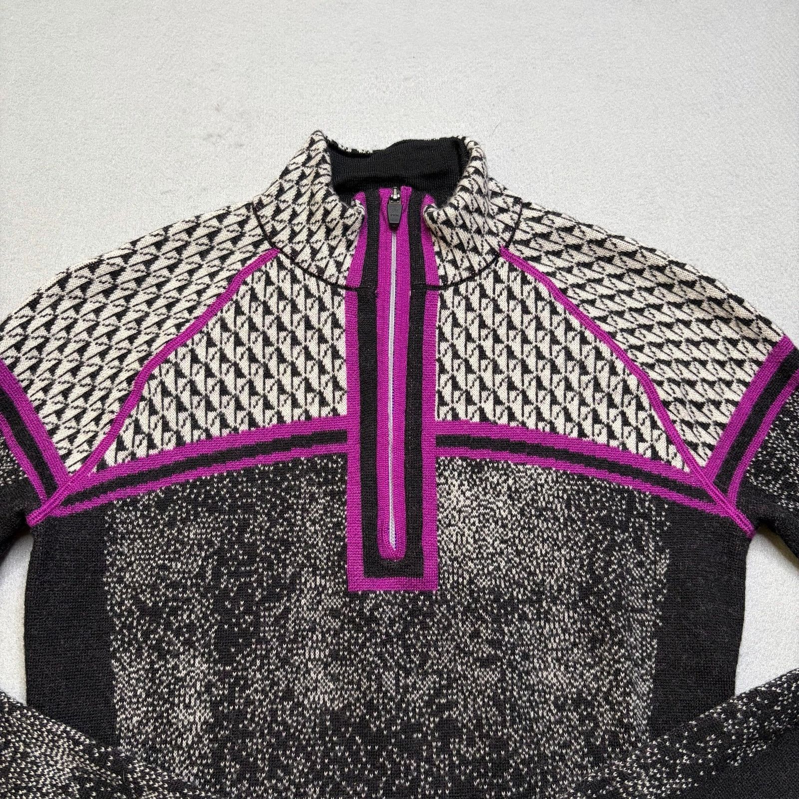 Other Krimson Klover 100% Merino Wool Quarter Zip Sweater Small Size S / US 4 / IT 40 - 8 Thumbnail