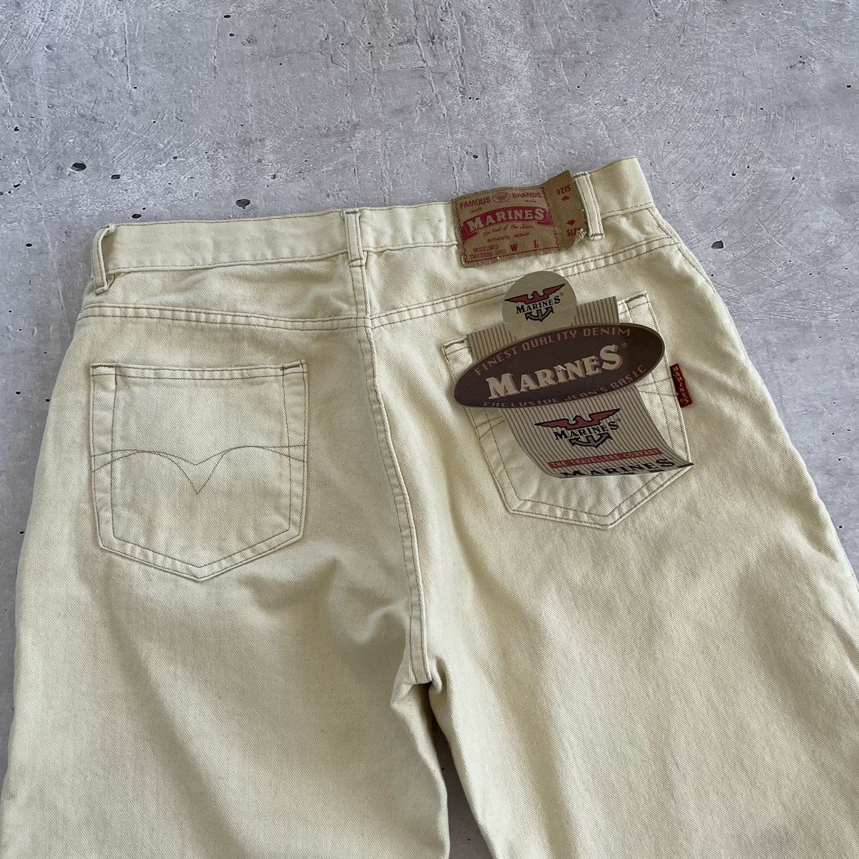 Other × Vintage Vintage beige denim pants marines y2k 38x32 Size US 32 / EU 48 - 2 Thumbnail