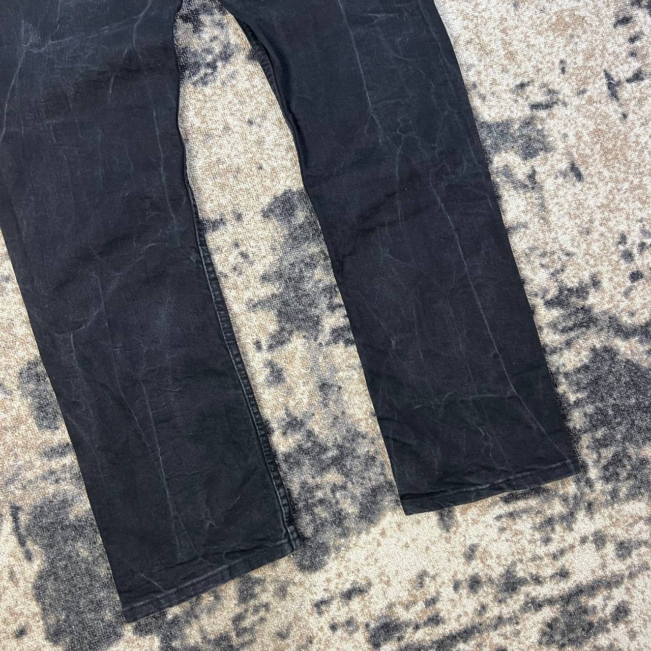 Levi's 514 Levis Vintage Y2K Black Washed Denim Jeans Size US 34 / EU 50 - 4 Thumbnail