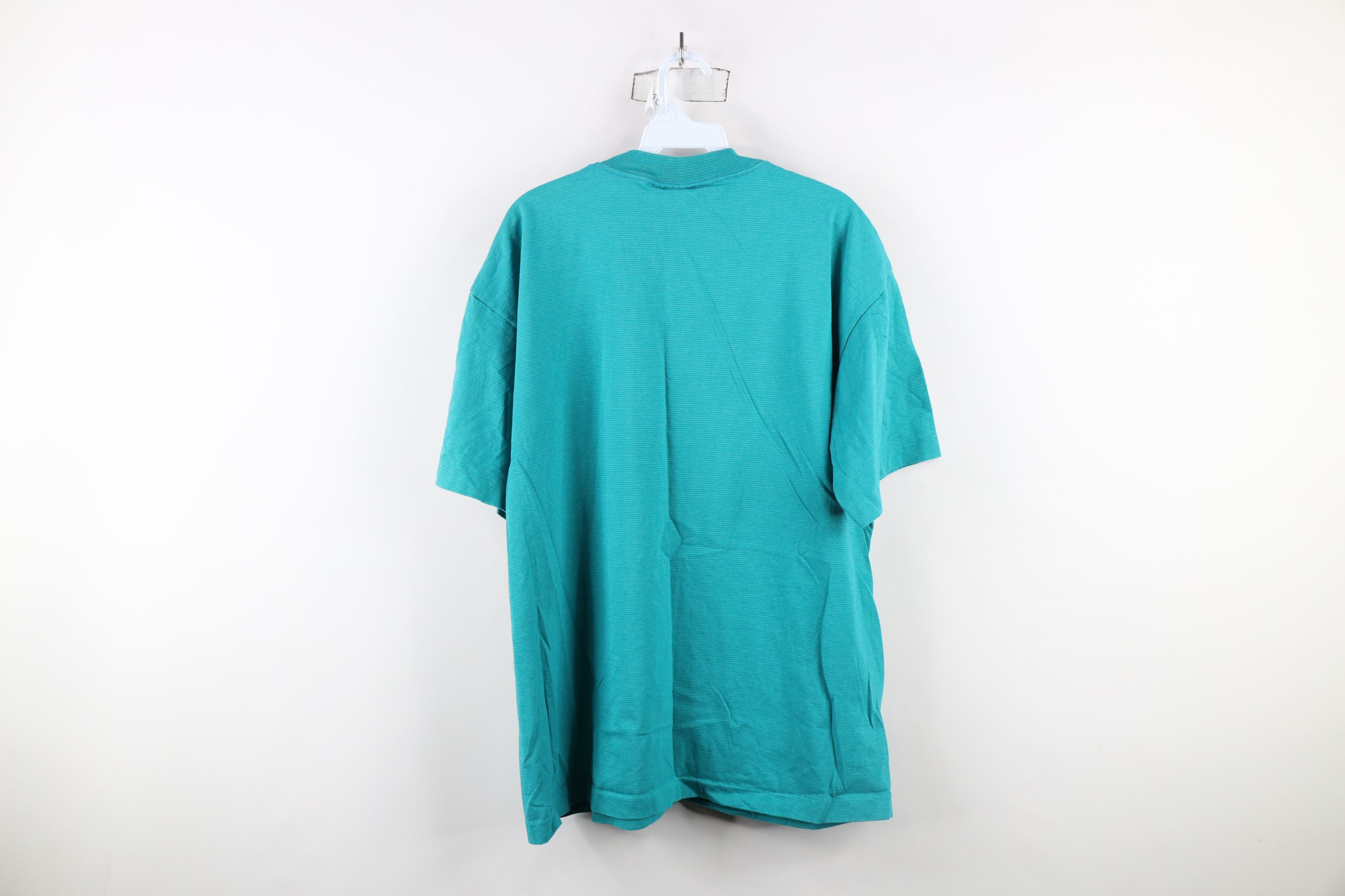 Vintage Vintage 90s Streetwear Striped Short Sleeve T-Shirt Blue USA Size US XL / EU 56 / 4 - 8 Thumbnail