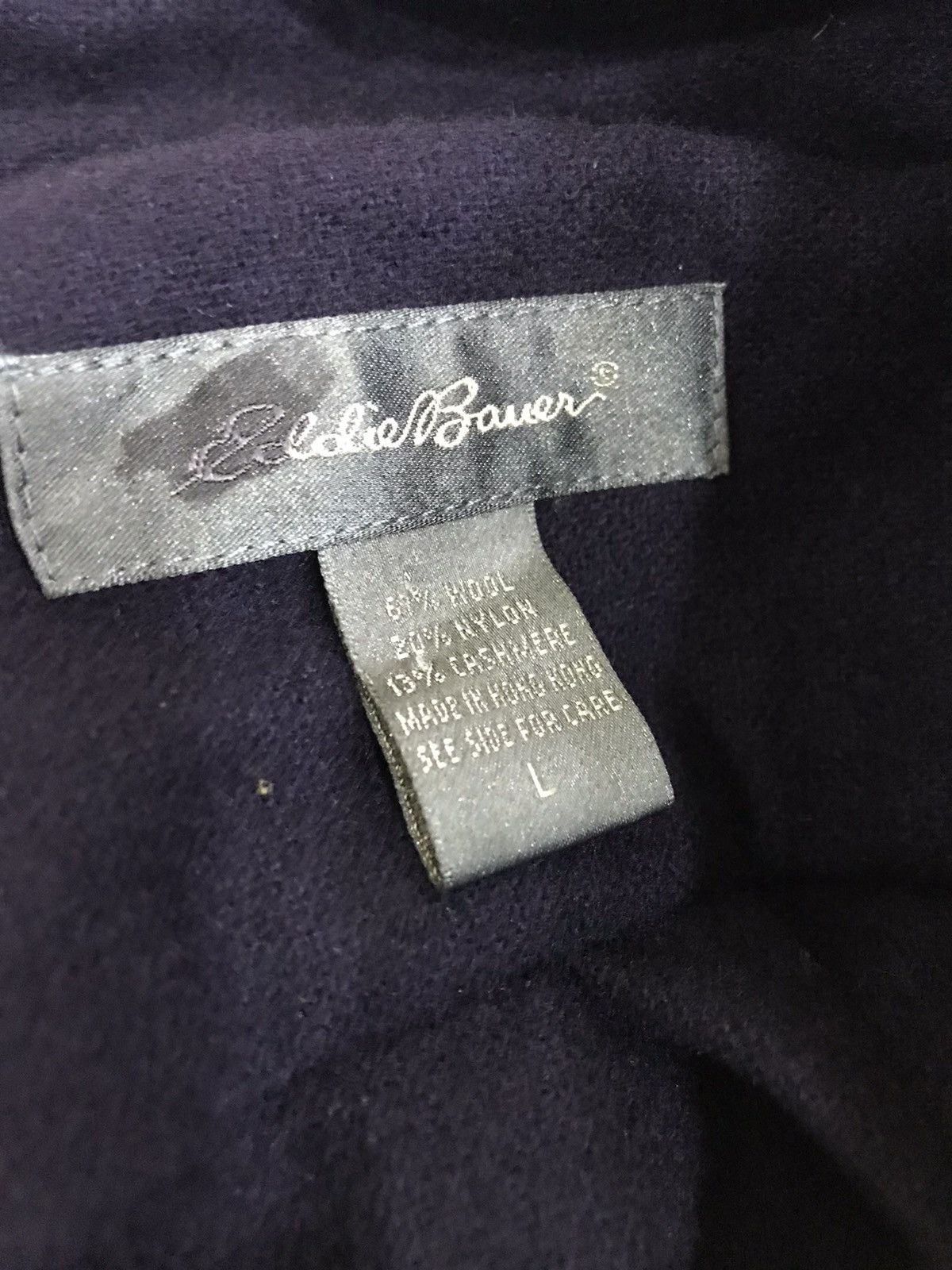 Eddie Bauer WOOL CASHMERE EDDIE BAUER NAVY WOOL OVERSHIRT LIGHTWEIGHT Size US L / EU 52-54 / 3 - 8 Thumbnail