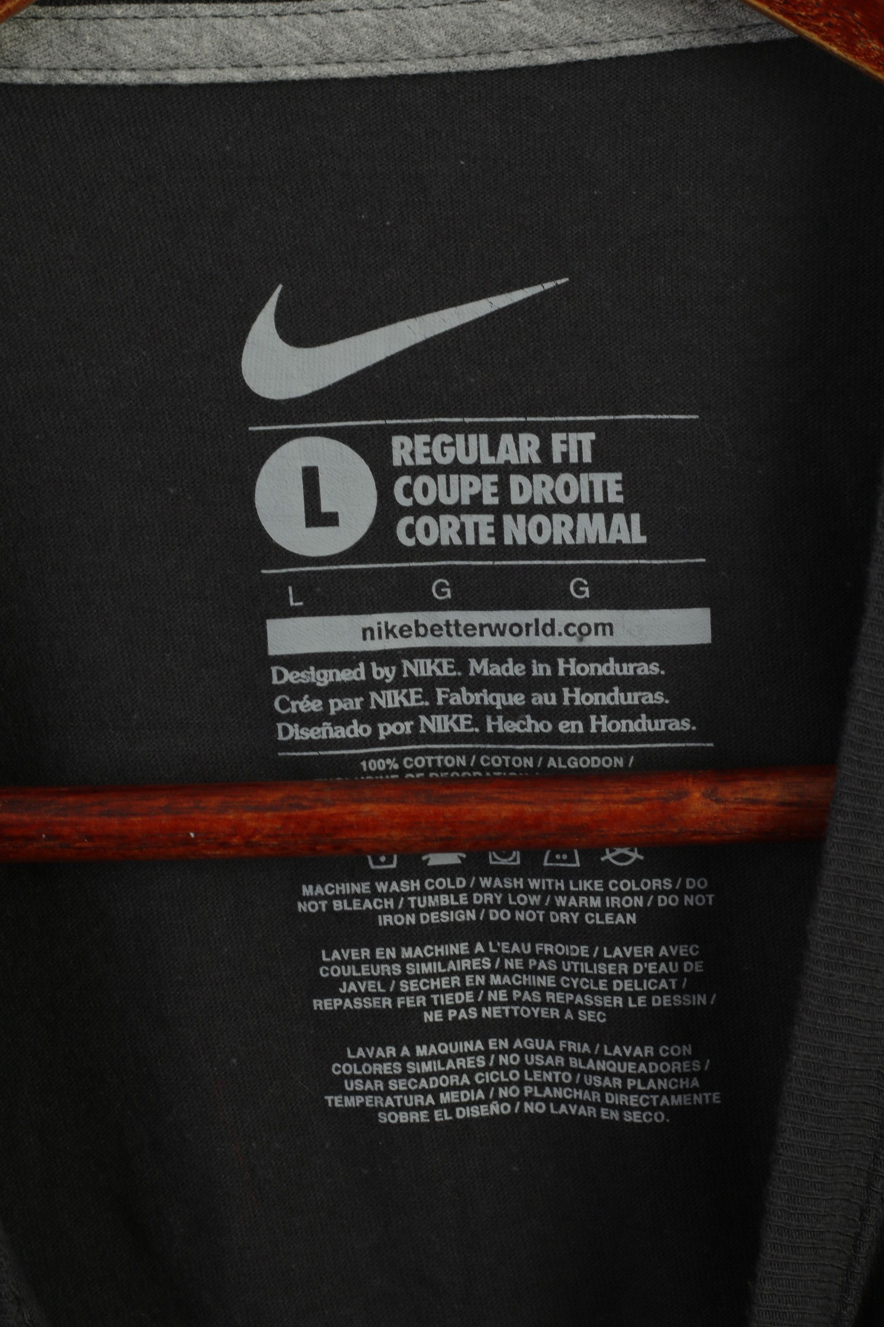 Nike Nike Men M Shirt Grey Cotton Syracuse 8855 Size US M / EU 48-50 / 2 - 3 Thumbnail