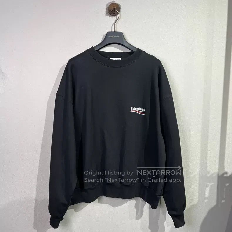 Balenciaga Balenciaga Coca-Cola Wave Embroidered Logo Hoodie in Black Size US L / EU 52-54 / 3 - 1 Thumbnail