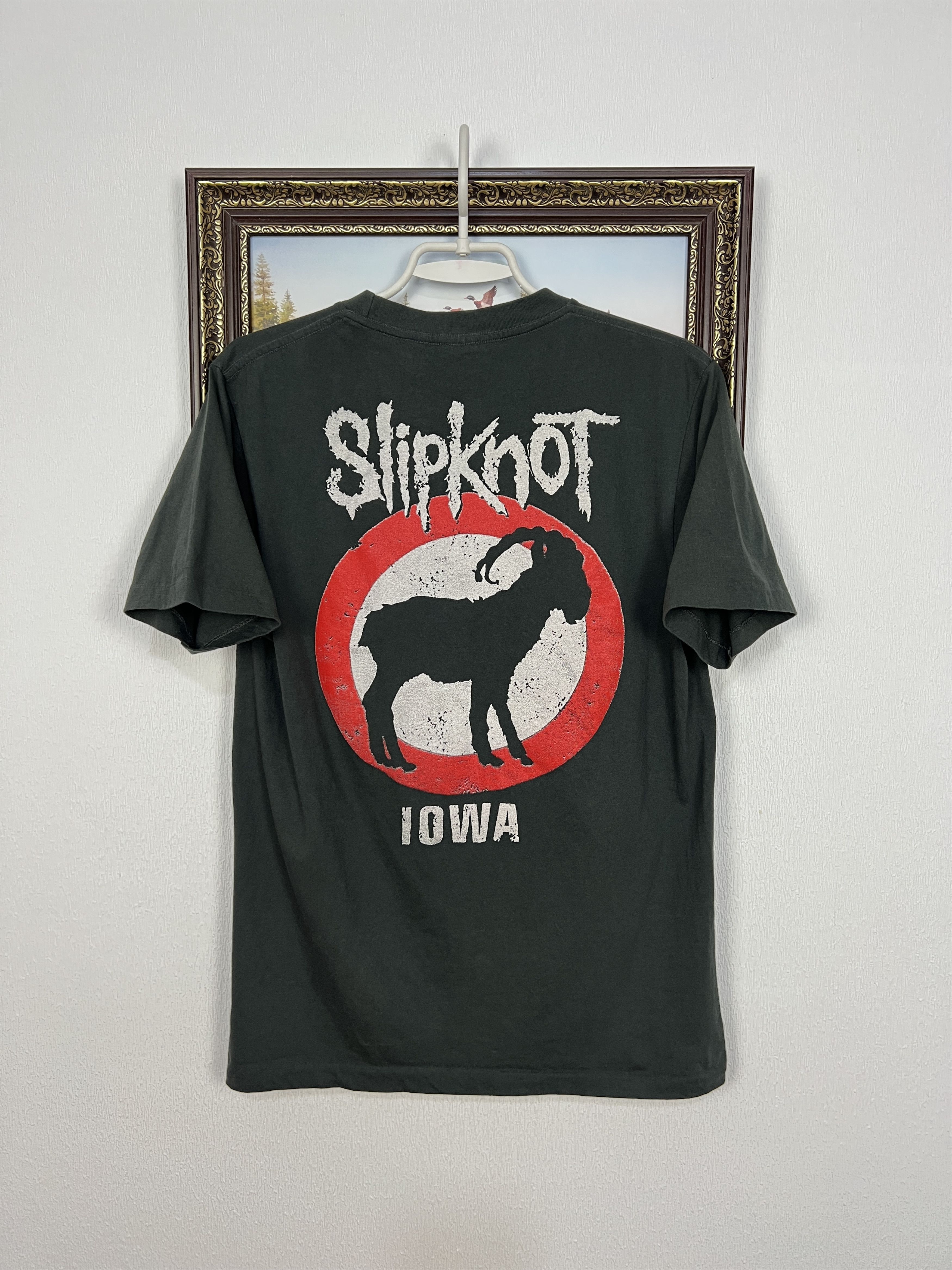 Slipknot × Vintage Slipknot Iowa vintage t-shirt 2001 RARE | Grailed