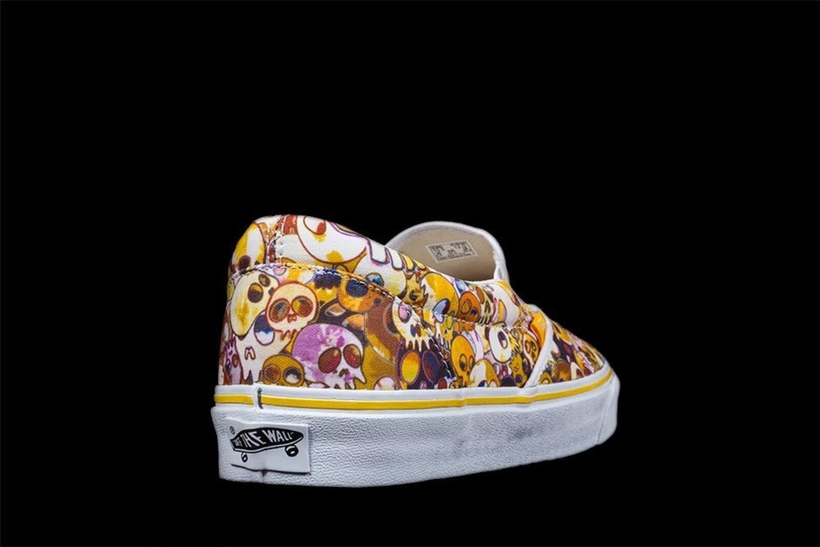 Vans Vans Classic Slip-On LX x Takashi Murakami Yellow Skull Size US 5.5 / EU 38 - 5 Thumbnail