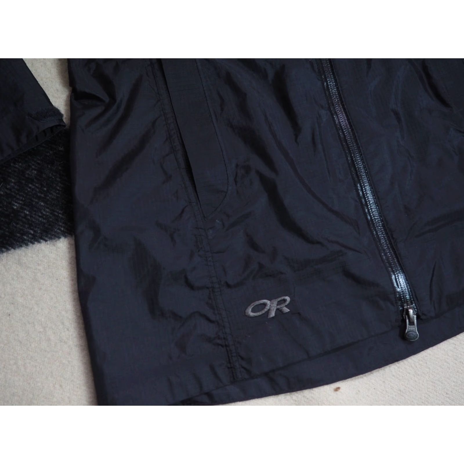 Outdoor Research Outdoor Research OR Helium Rambler Black Hooded Windbreaker Jacket Womens XS Size XS / US 0-2 / IT 36-38 - 4 Thumbnail