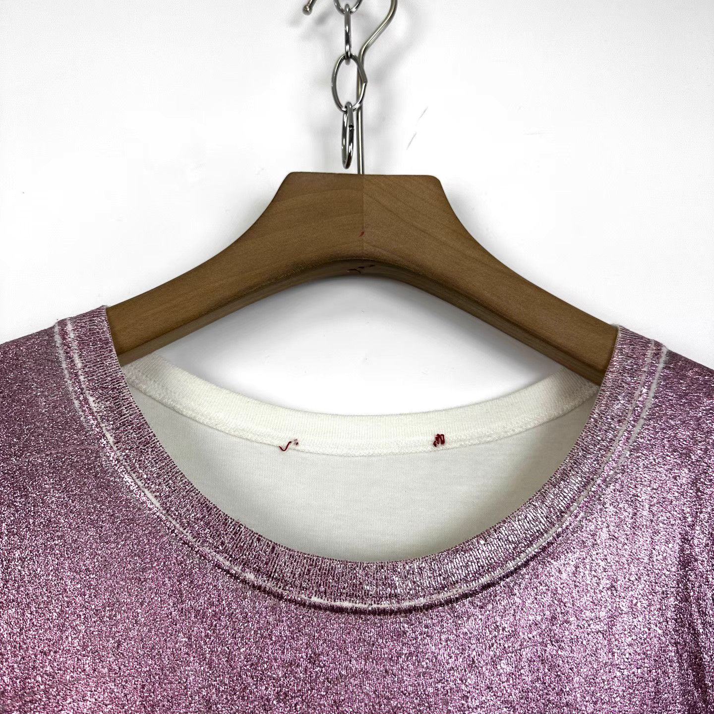 Gucci Gucci Women's Glitter White Color Block Short Sleeve K12 Size US S / EU 44-46 / 1 - 4 Thumbnail