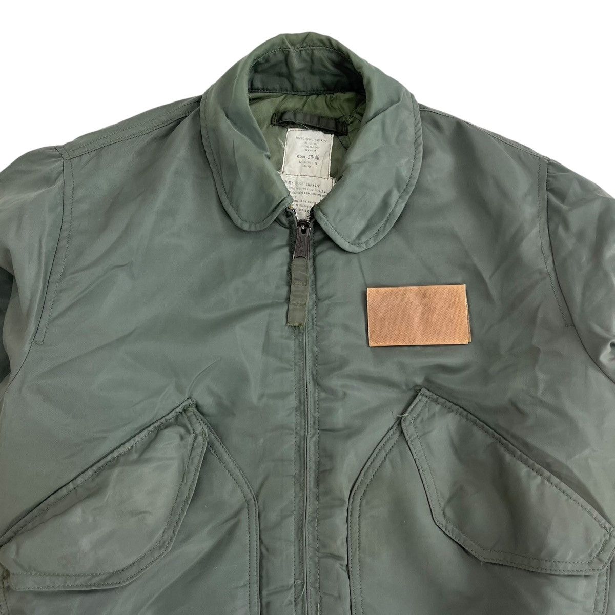 Vintage Vtg Houston Flyers CWU-45 MA1 Bomber Flight Jacket Size US M / EU 48-50 / 2 - 7 Thumbnail