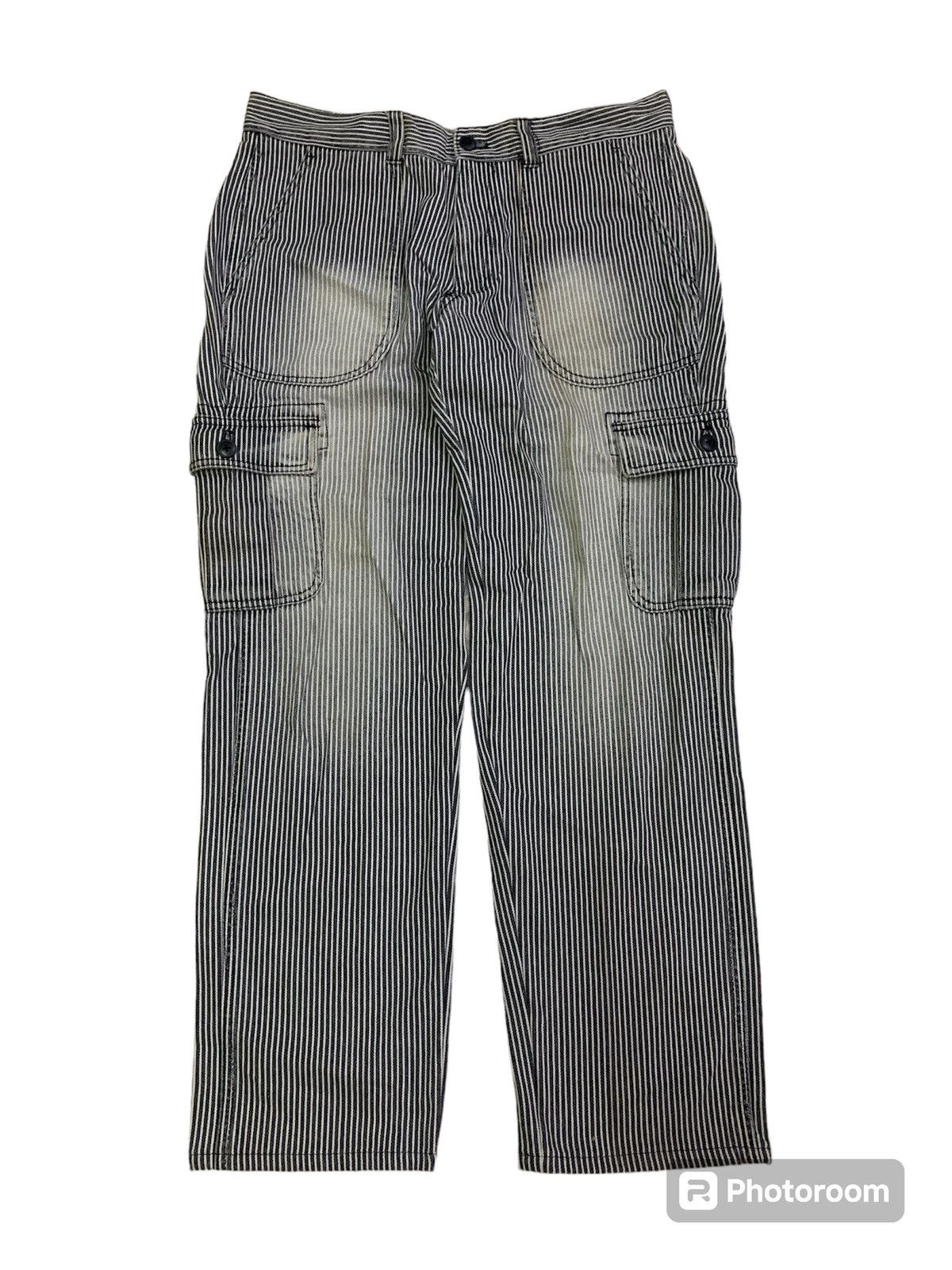 Vintage Japanese On Board Hickory Stripe Cargo Pant