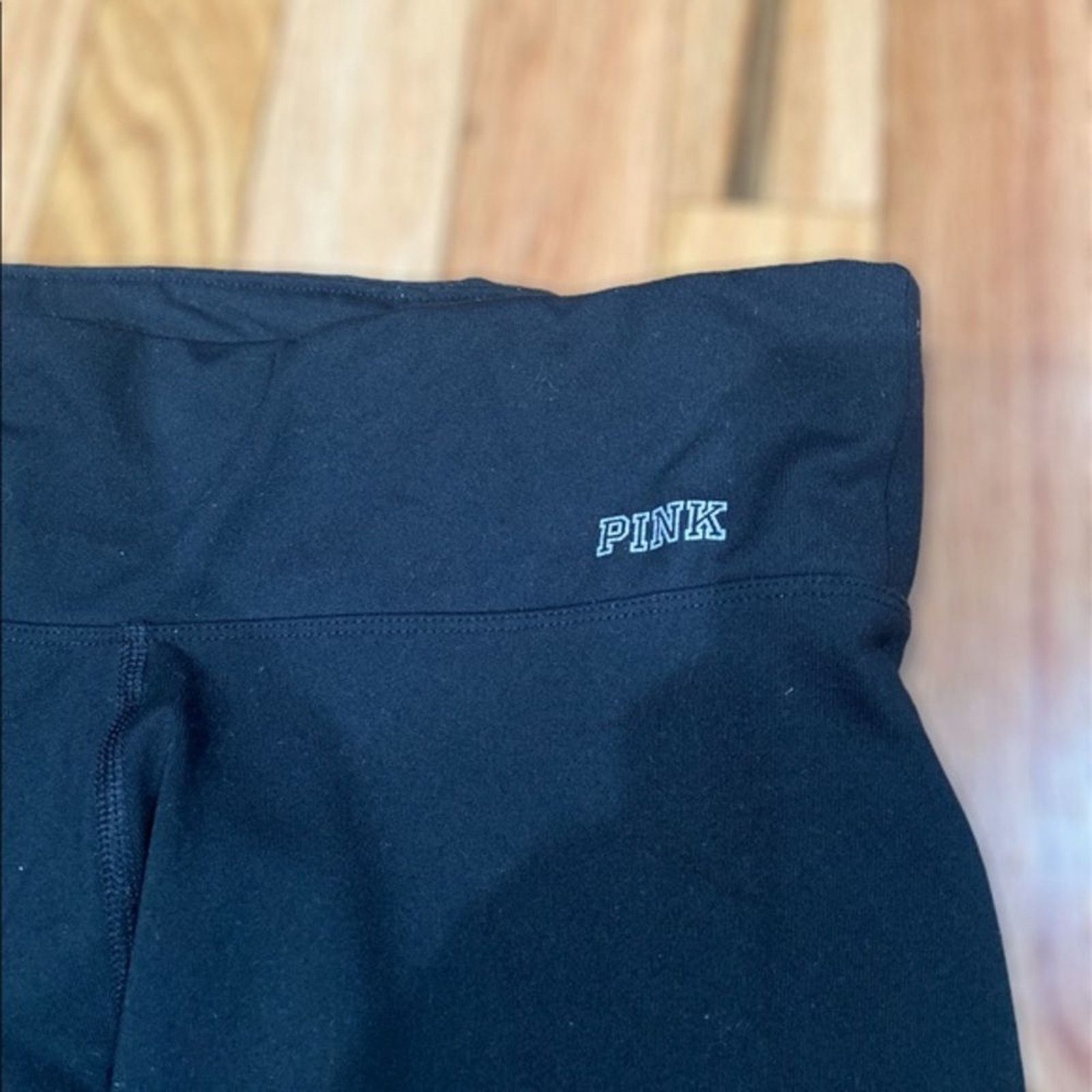 Pink VICTORIA’S SECRET PINK Black 3/4 Leg Ultimate Leggings Size 27" / US 4 / IT 40 - 5 Thumbnail