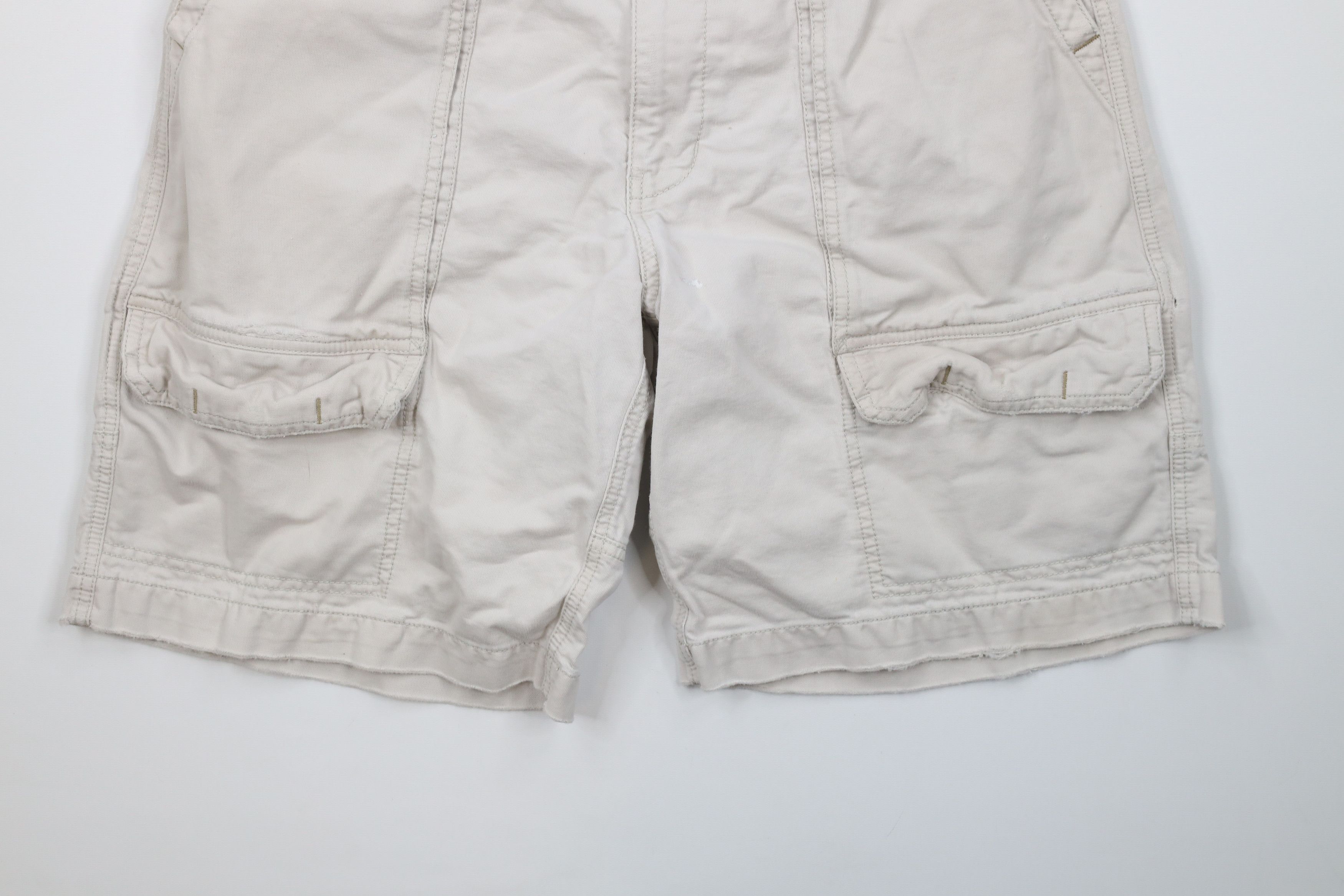 American Eagle Outfitters Vintage American Eagle Outfitters Fit Cargo Shorts Beige Size US 32 / EU 48 - 4 Thumbnail