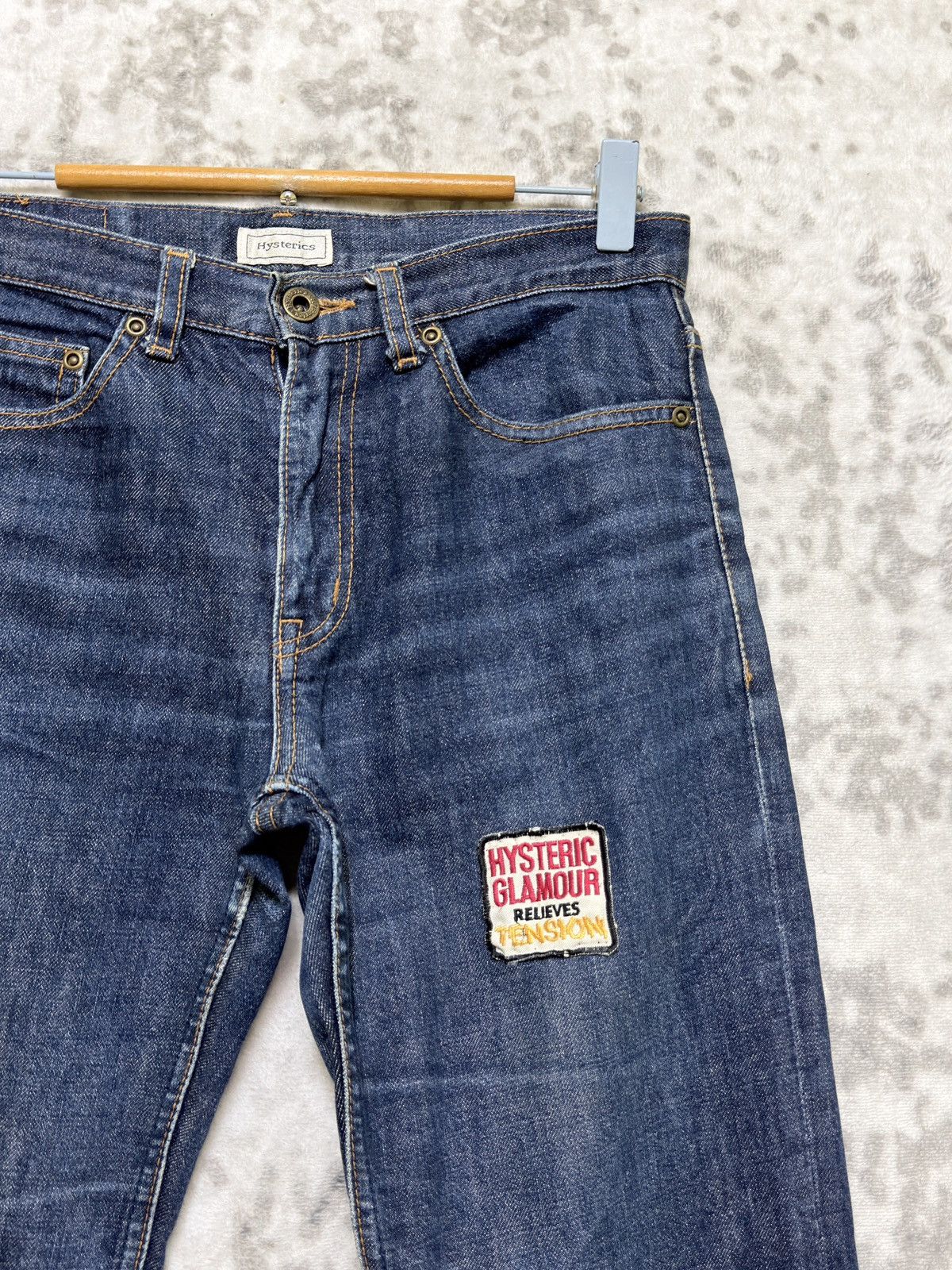 Hysteric Glamour Vintage Hysteric Glamour Patchwork Skinny Denim Faded Y2K Size US 28 / EU 44 - 6 Thumbnail