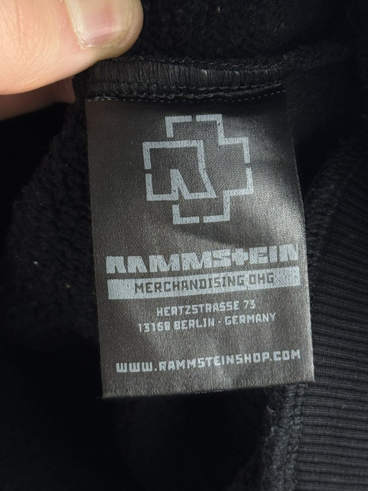 Band Tees Vintage Rammstein Made in Germany 🇩🇪 Black Face Hoodie Size US S / EU 44-46 / 1 - 8 Thumbnail