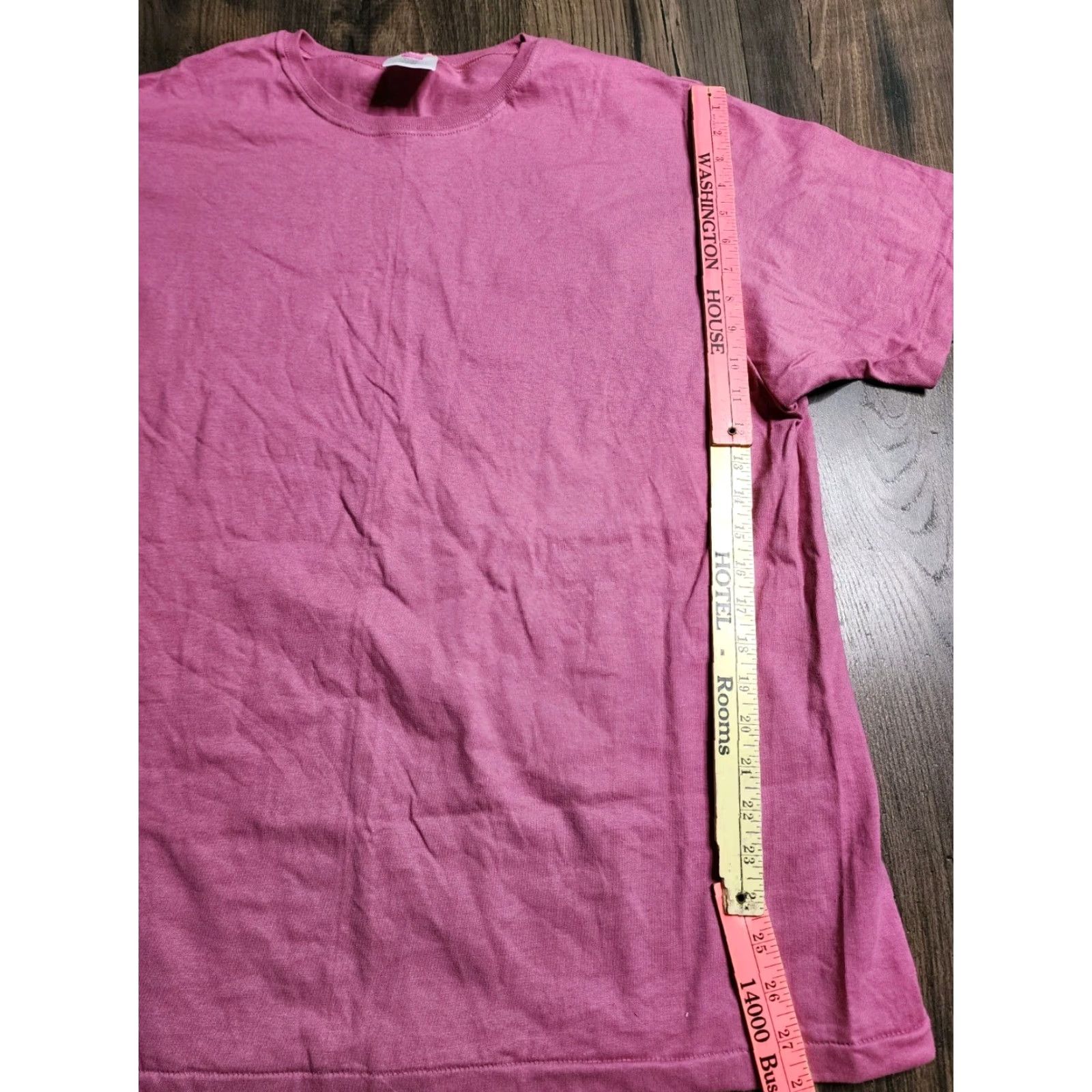 Hanes VINTAGE Hanes Her Way Shirt Womens XL Pink Graphic 90s Y2K Crew Neck Short Sleeve 100% Cotton Size XL / US 12-14 / IT 48-50 - 3 Thumbnail