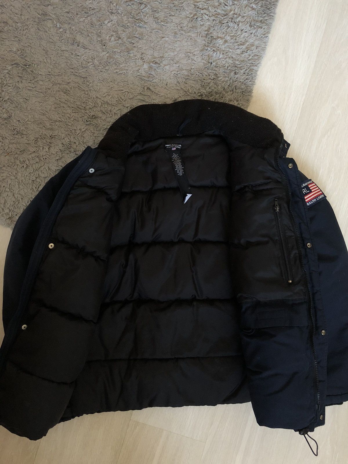 Polo Ralph Lauren × Ralph Lauren × Vintage Vintage Polo Ralph Lauren Jeans Puffer Down Jacket Size US L / EU 52-54 / 3 - 5 Thumbnail