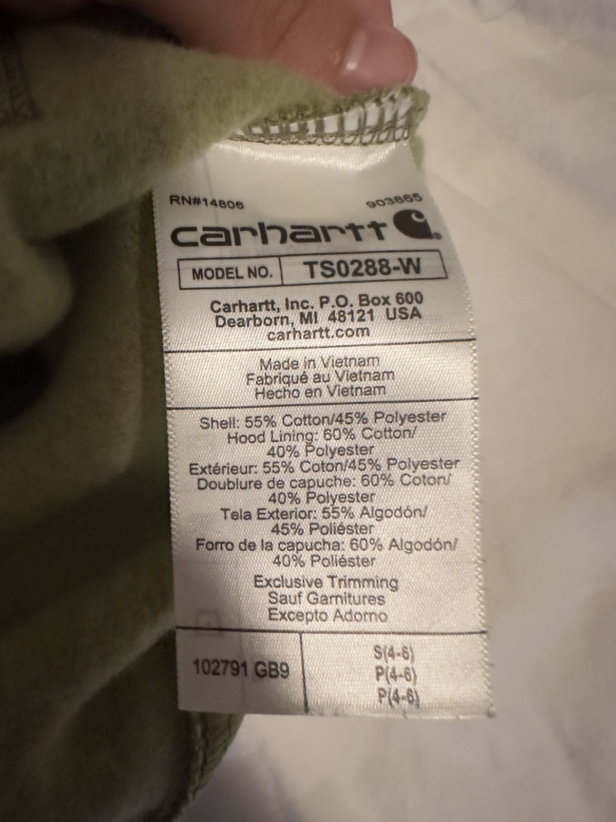 Carhartt × Vintage Brand new Carhartt Hoodie Size S / US 4 / IT 40 - 7 Thumbnail