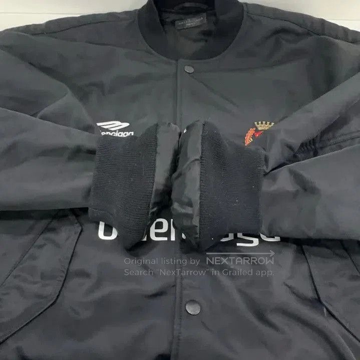 Balenciaga Balenciaga Black Soccer Team Jacket for Men. Size US M / EU 48-50 / 2 - 7 Thumbnail