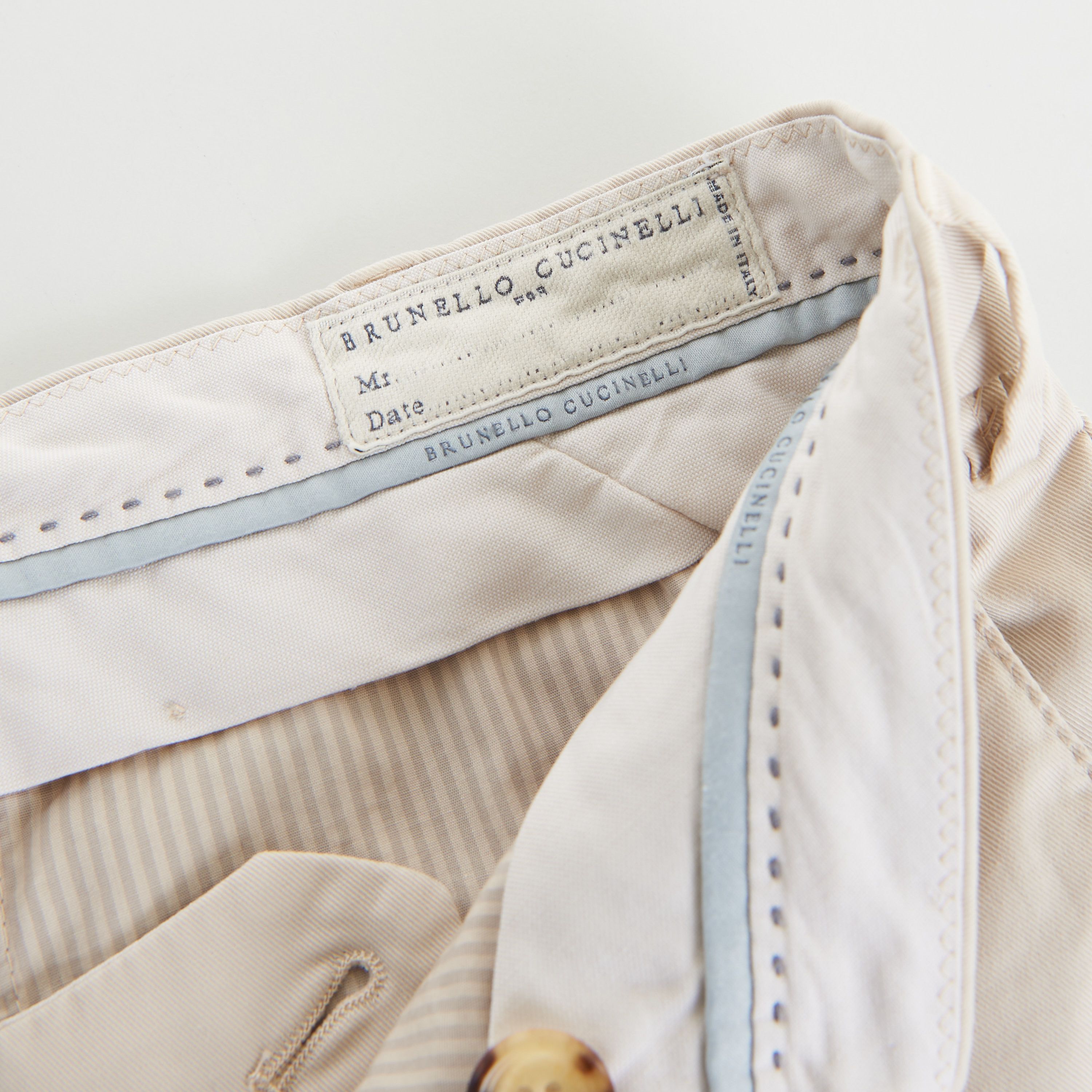 Brunello Cucinelli Beige Italian Fit Trousers / Pants Size US 40 / EU 56 - 7 Thumbnail