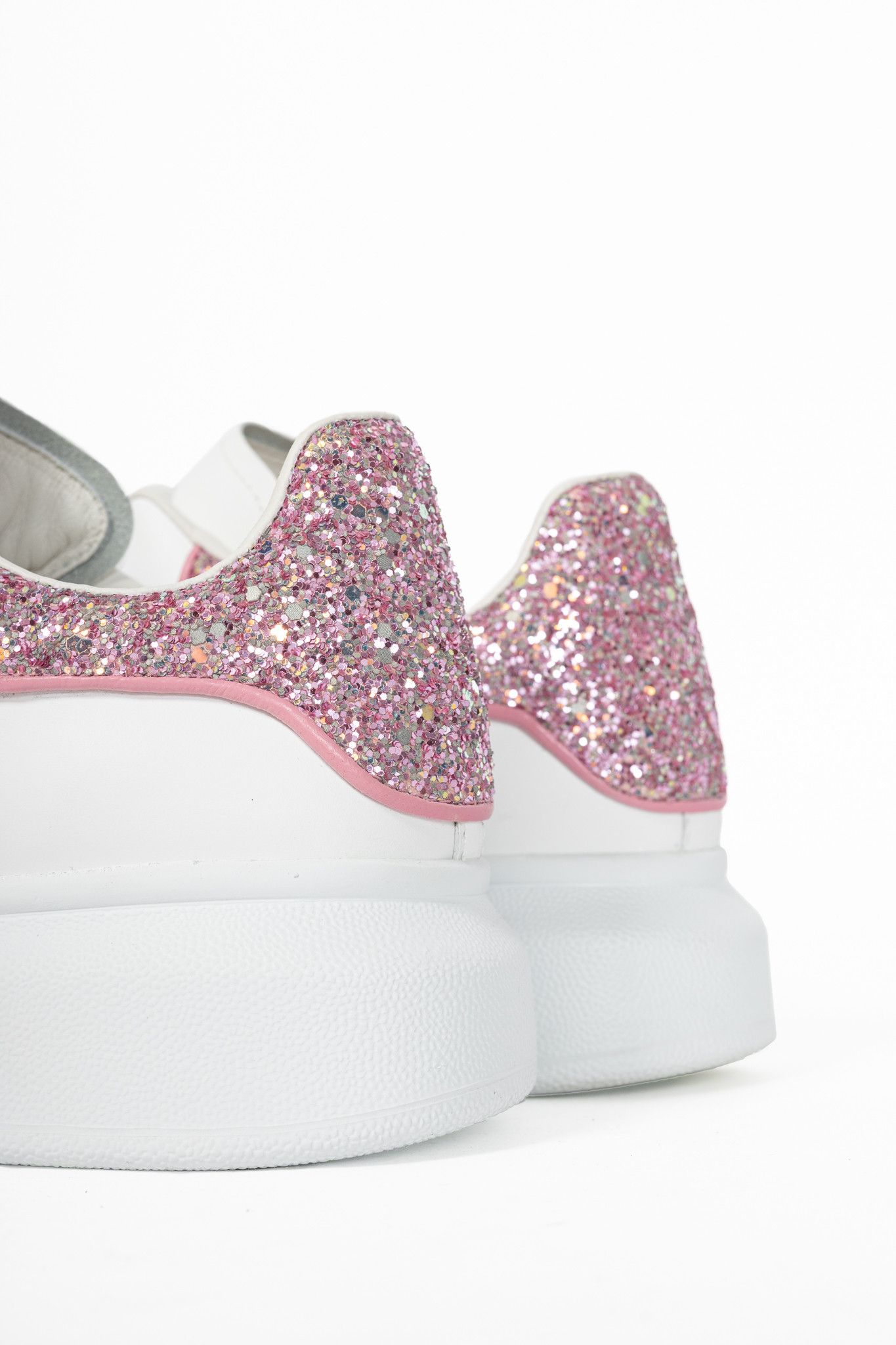 Alexander McQueen Alexander McQueen Larry Glitter Lace-Up Sneakers Size US 6.5 / IT 36.5 - 9 Thumbnail
