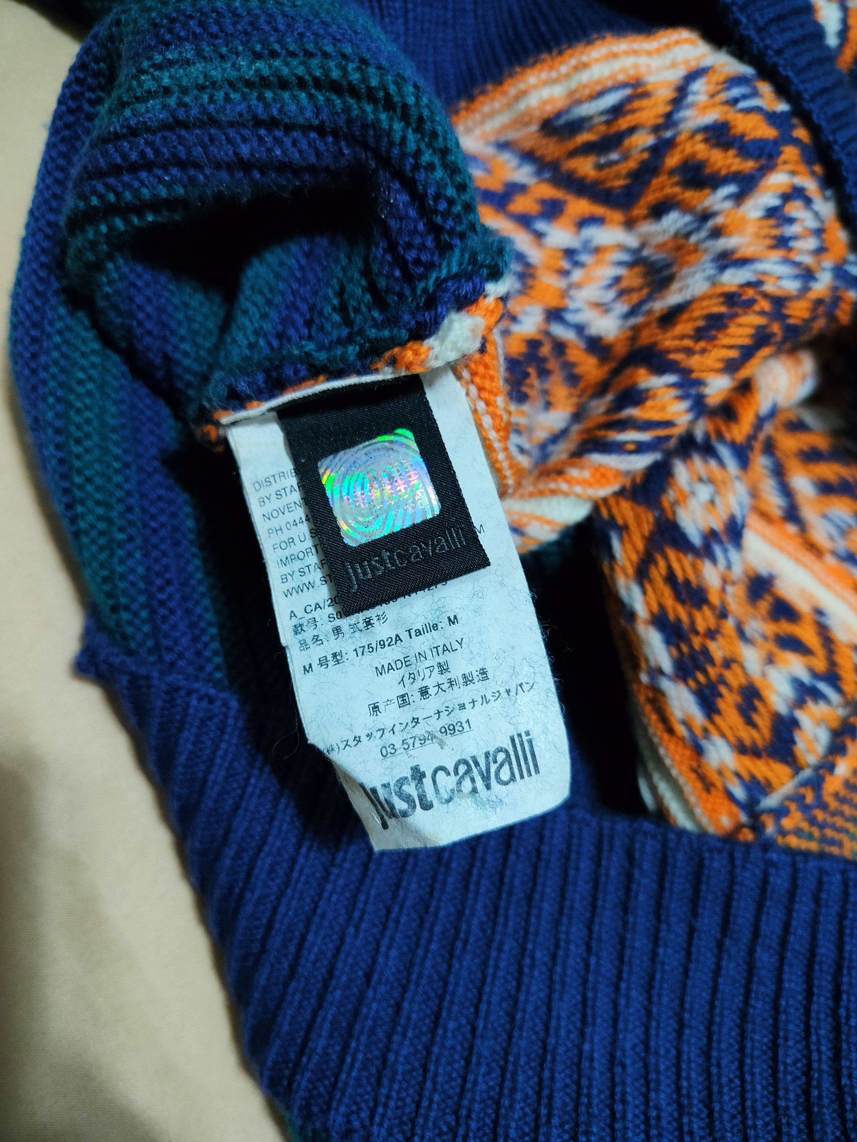 Just Cavalli Just Cavalli patterned knitted Sweater Size US M / EU 48-50 / 2 - 6 Thumbnail